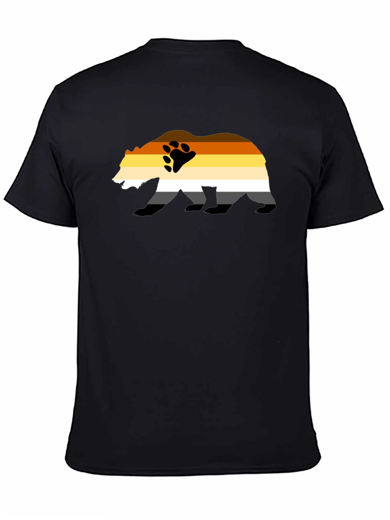 Bear Pride T-Shirt - Black Graphic Print