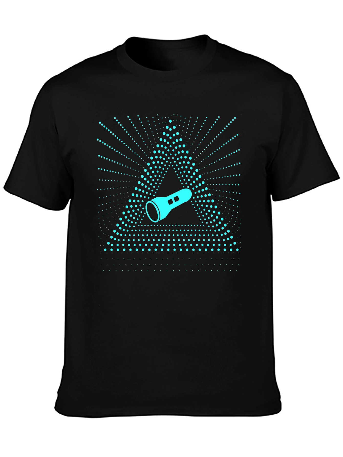 Geometric Flashlight Graphic Tee