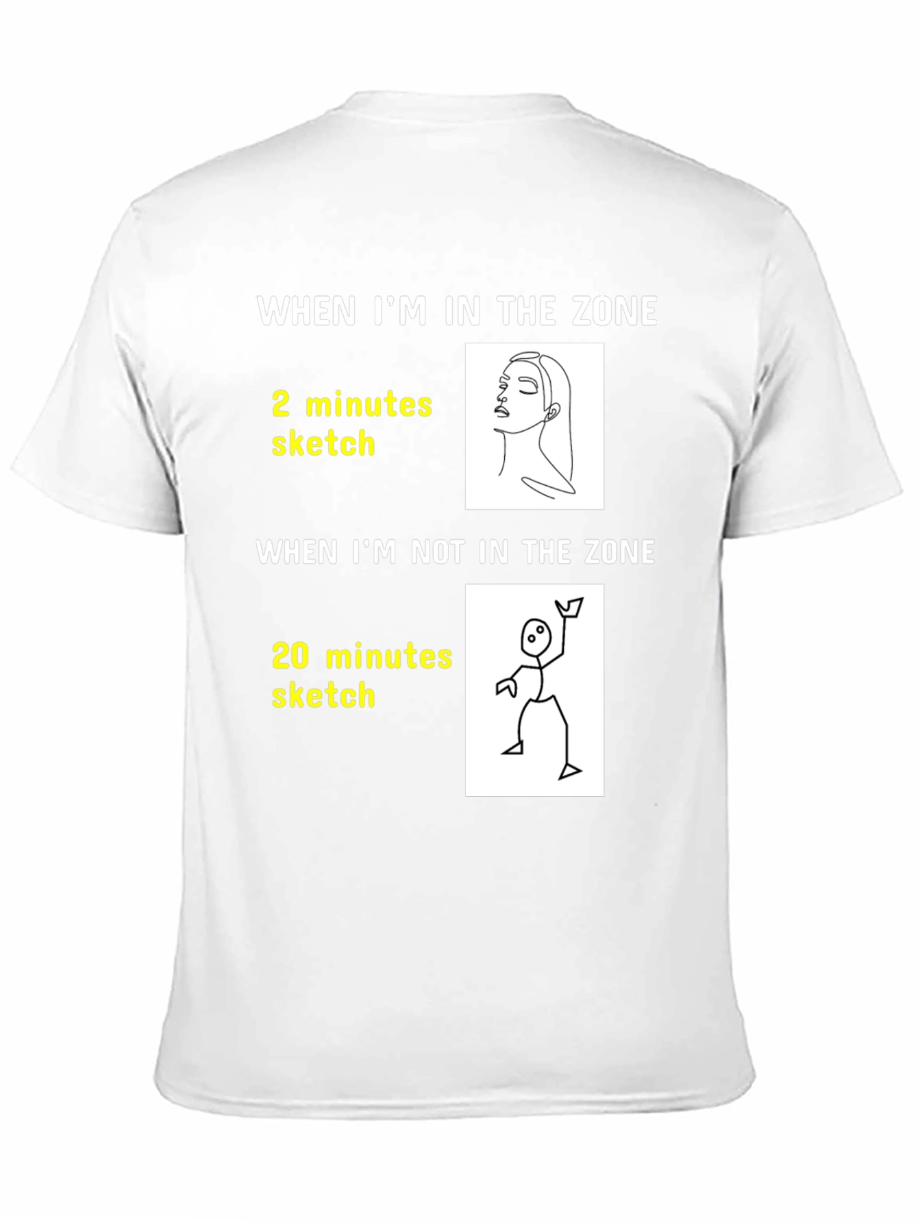 Artists Zone T-Shirt: Funny Drawing Tee