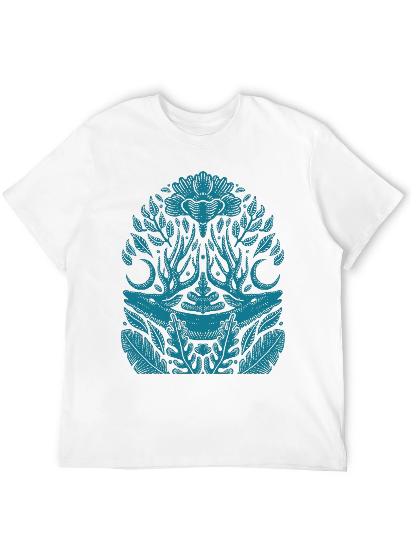 Natures Reflection Graphic Tee - Black