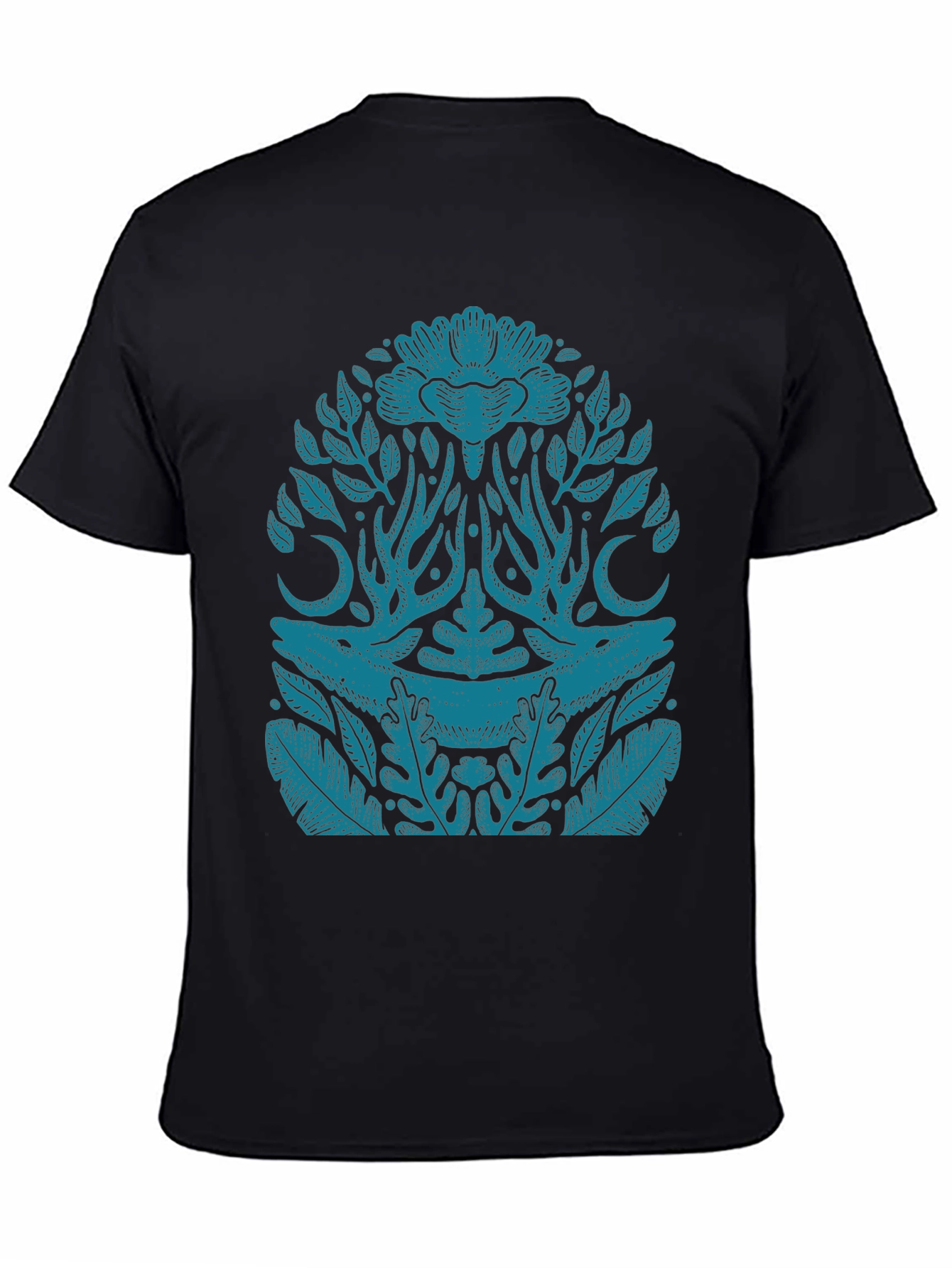 Natures Reflection Graphic Tee - Black