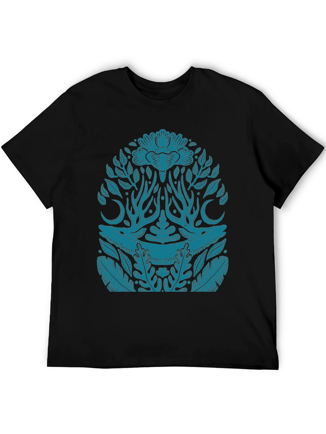 Natures Reflection Graphic Tee - Black