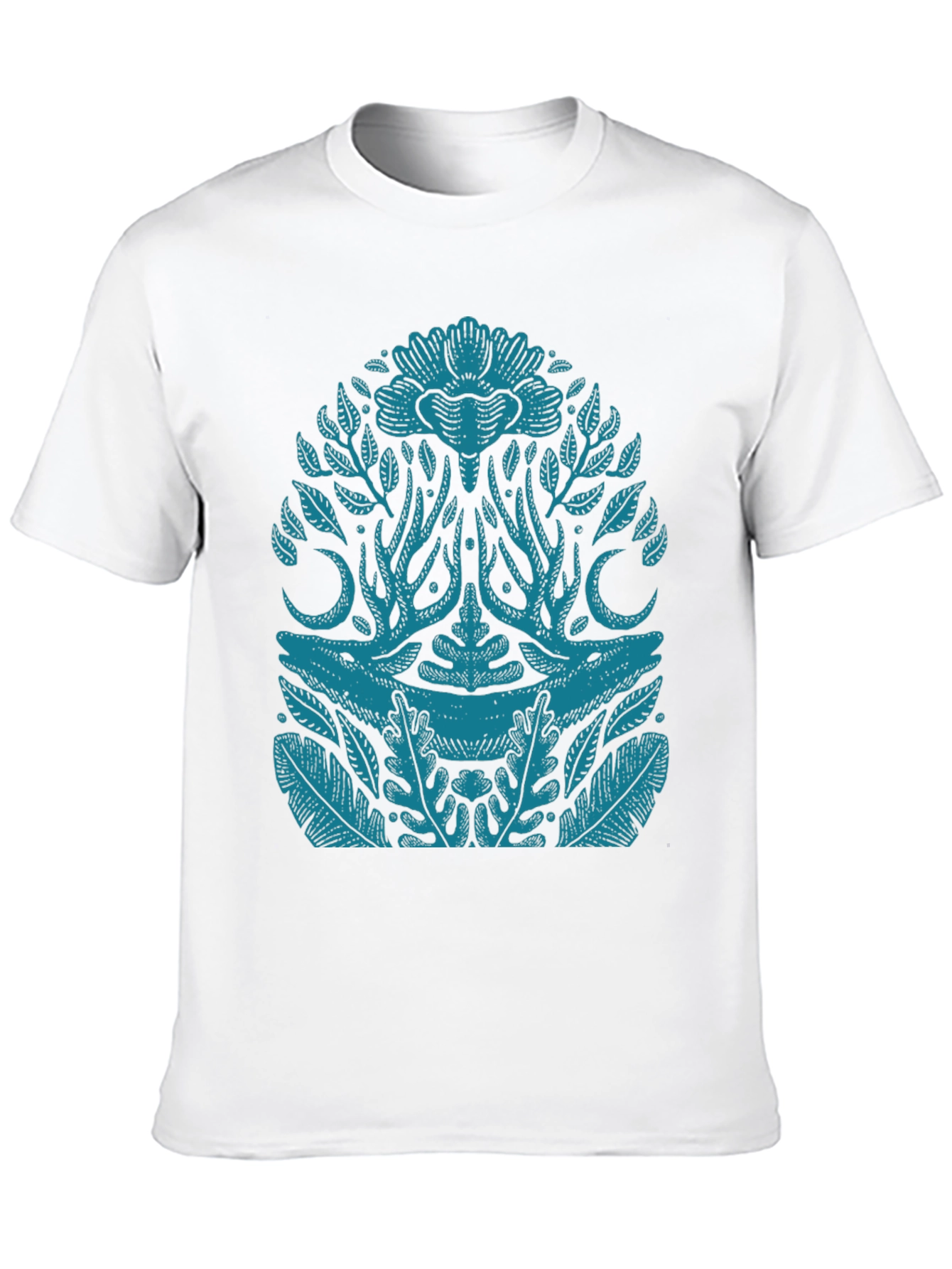 Natures Reflection Graphic Tee - Black