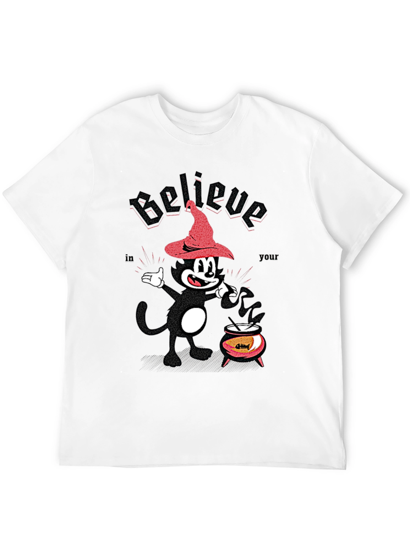 Believe in Your Magic Cat Halloween T-Shirt