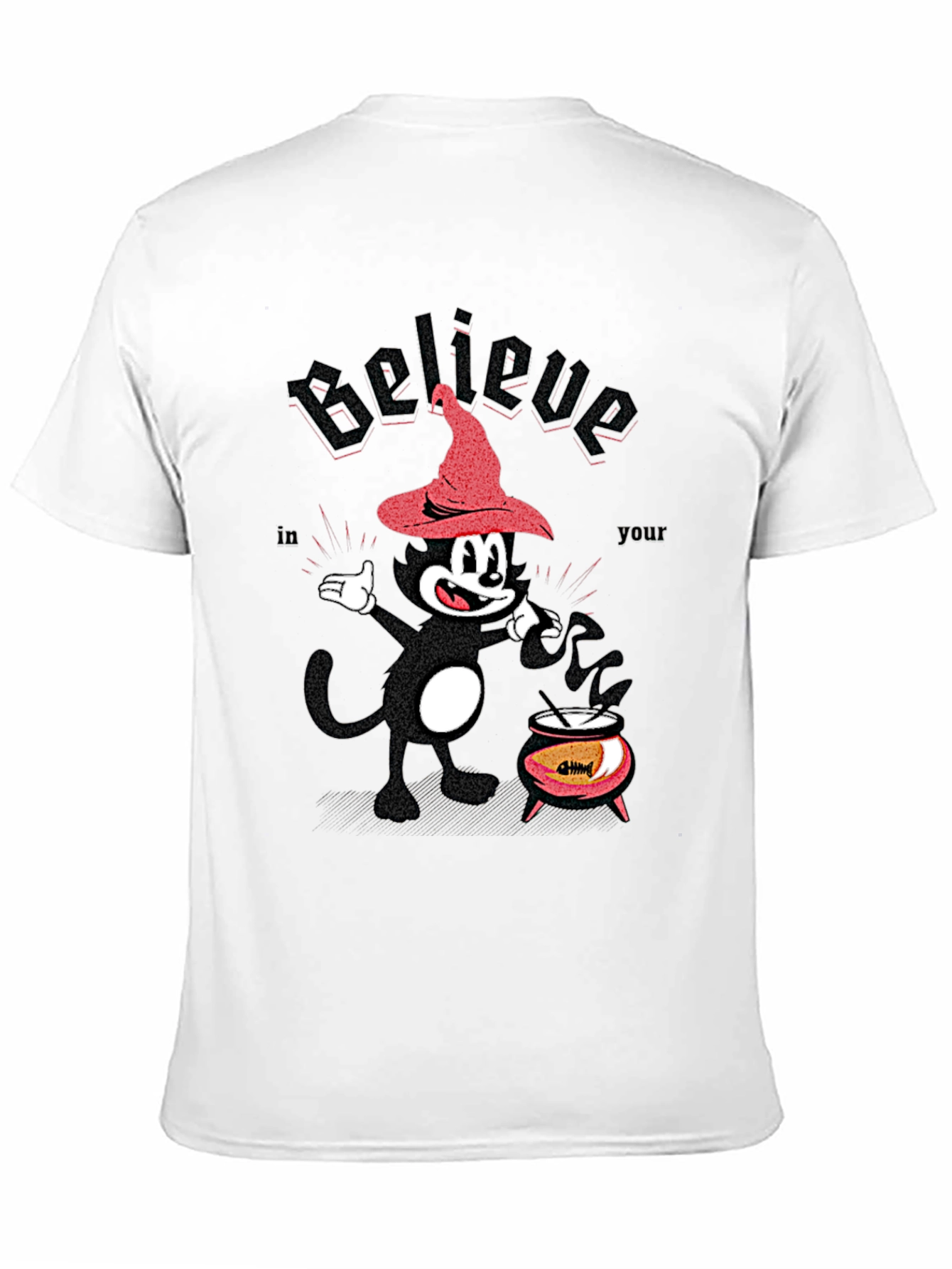 Believe in Your Magic Cat Halloween T-Shirt