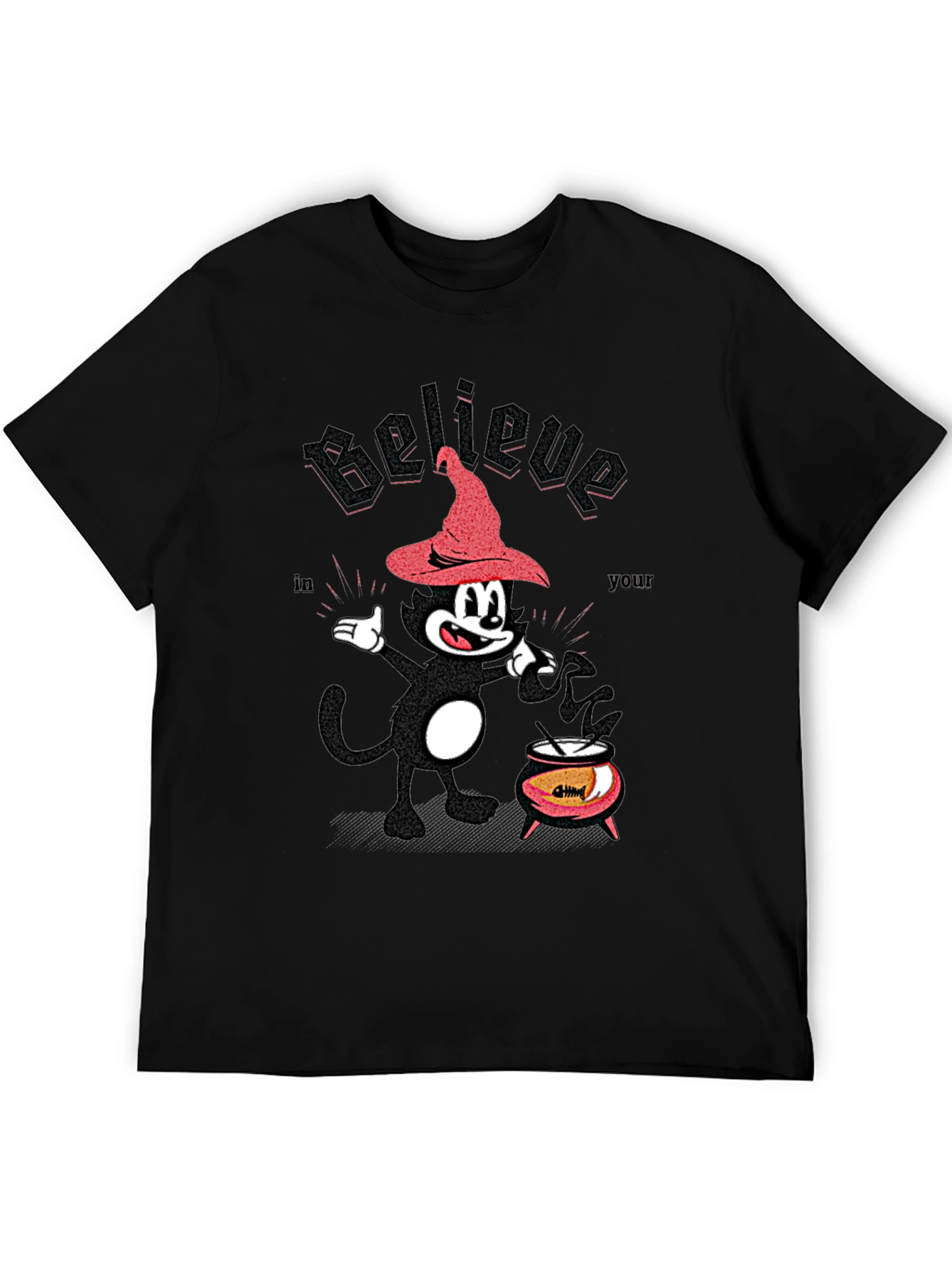 Believe in Your Magic Cat Halloween T-Shirt