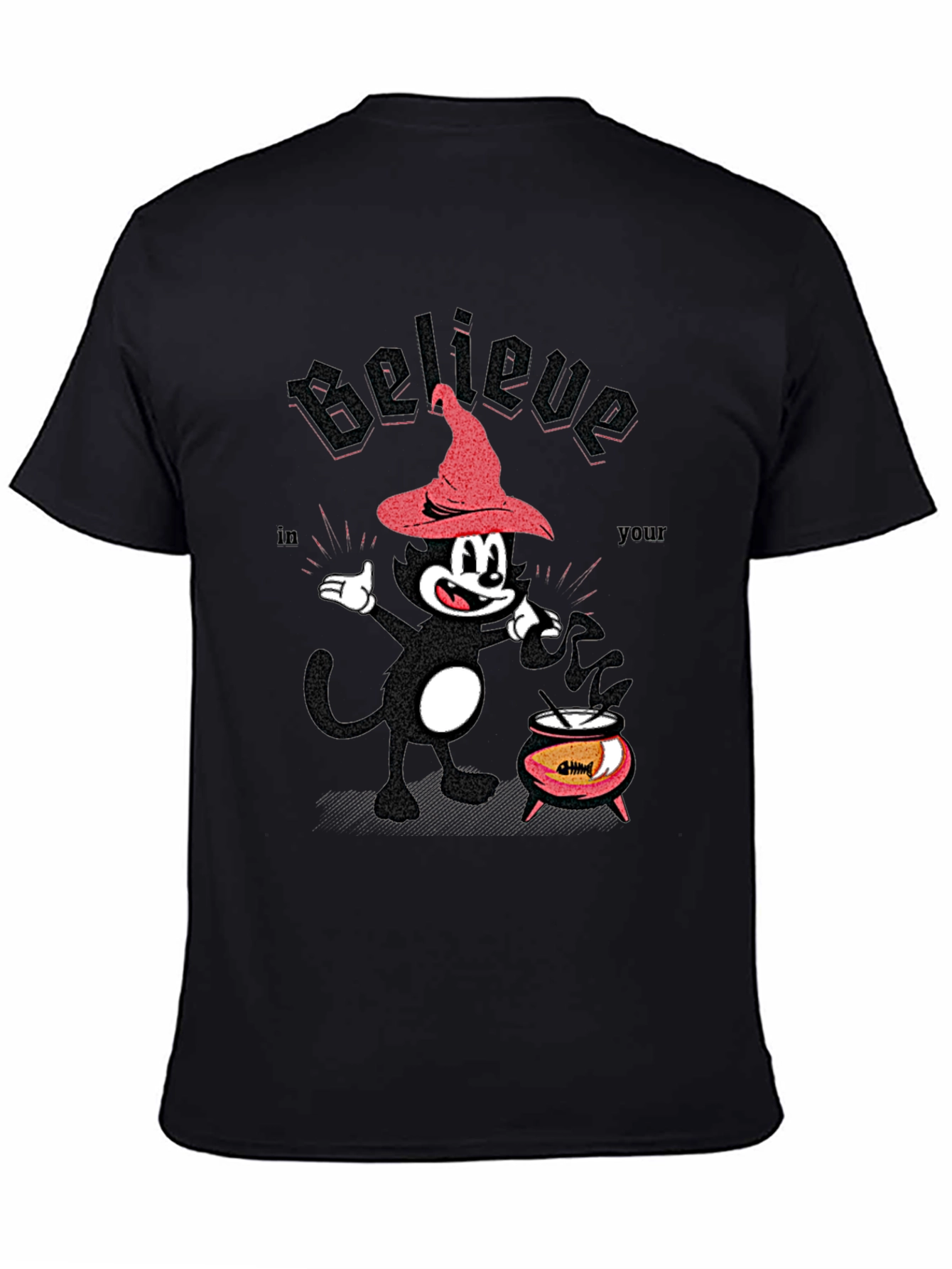 Believe in Your Magic Cat Halloween T-Shirt