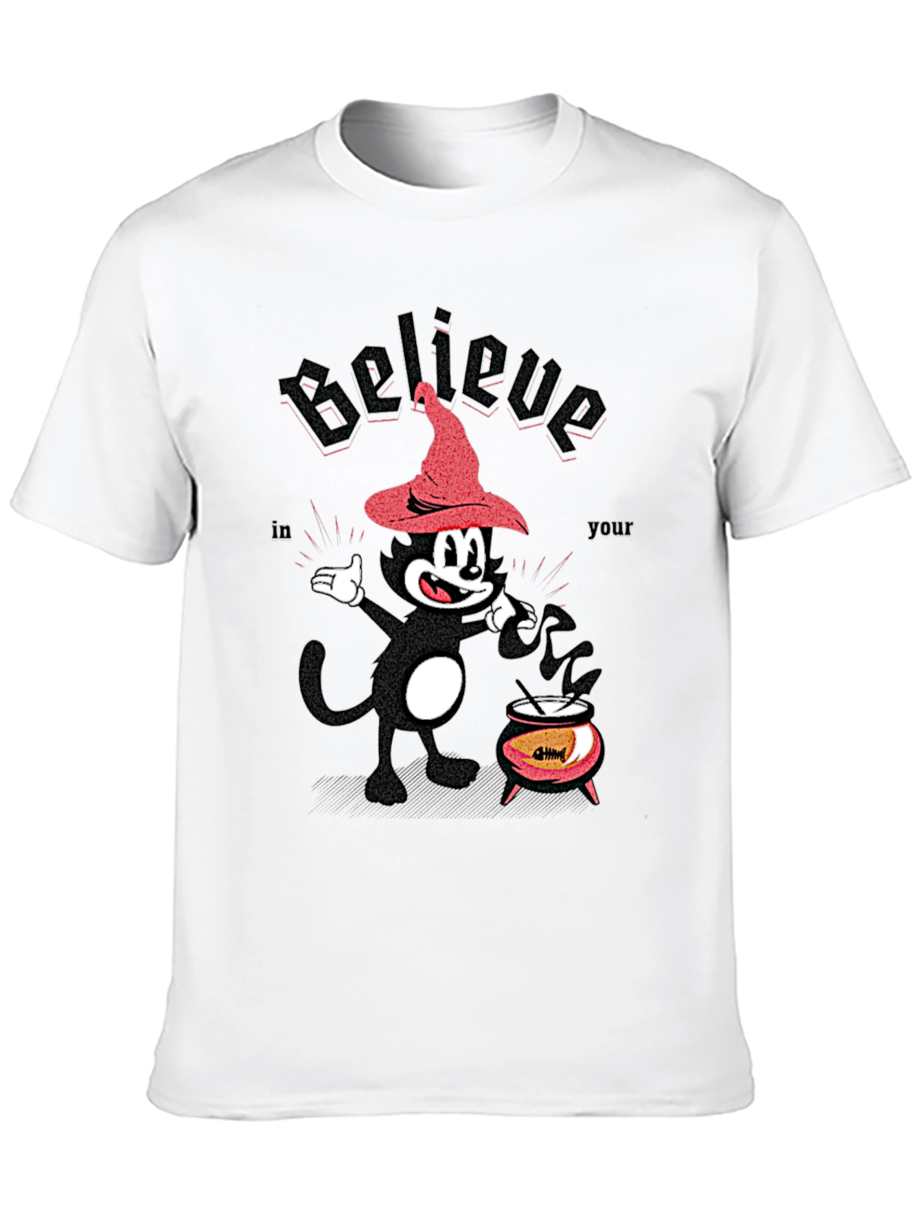 Believe in Your Magic Cat Halloween T-Shirt
