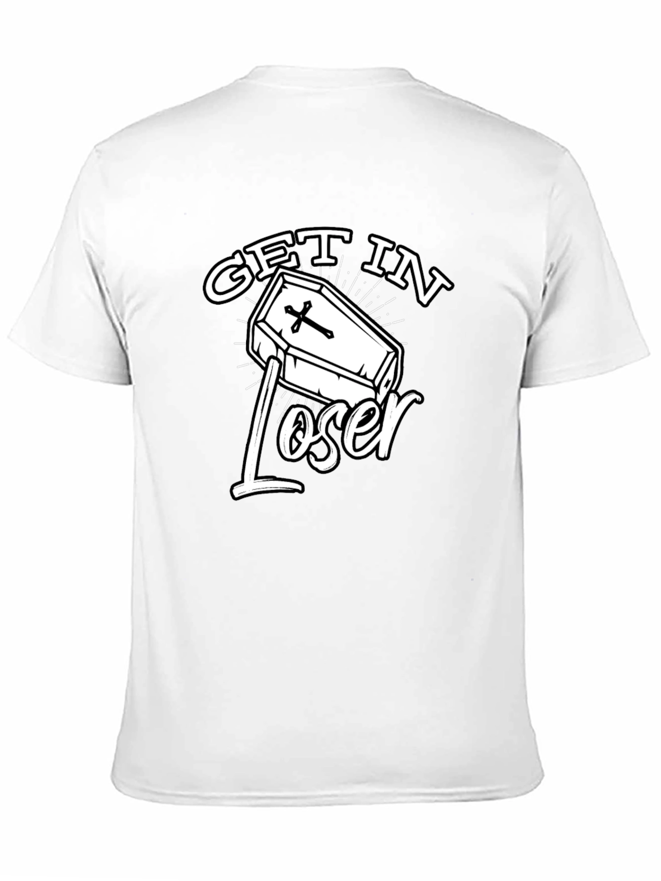 Get in Loser Coffin T-Shirt - Graphic Tee