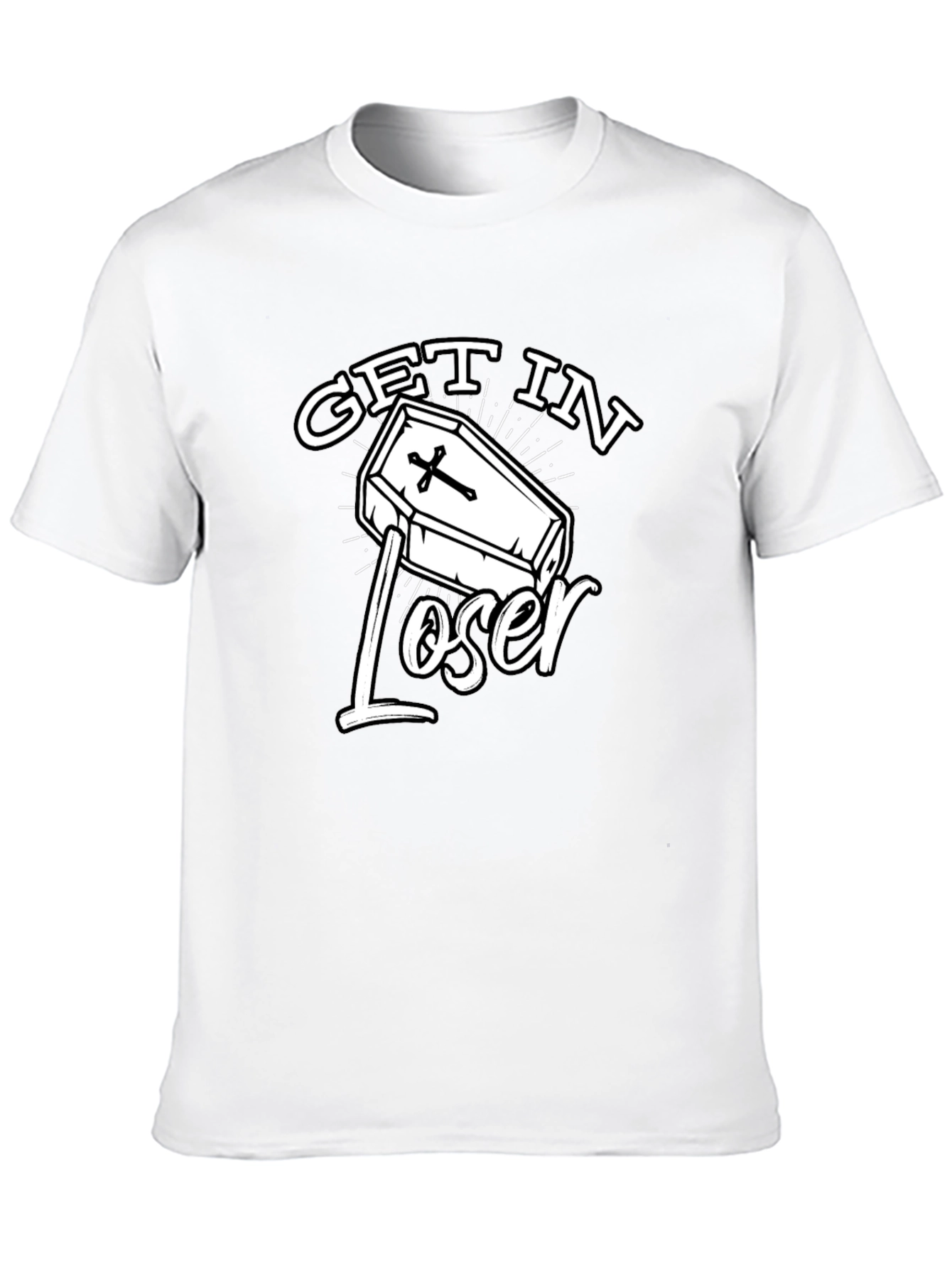 Get in Loser Coffin T-Shirt - Graphic Tee