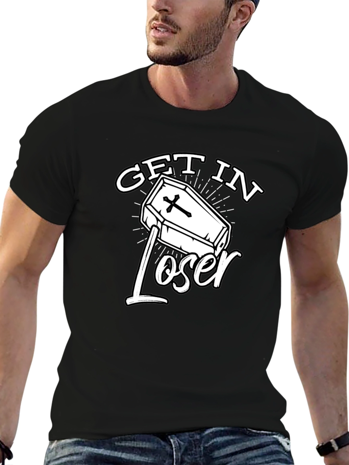 Get in Loser Coffin T-Shirt - Graphic Tee