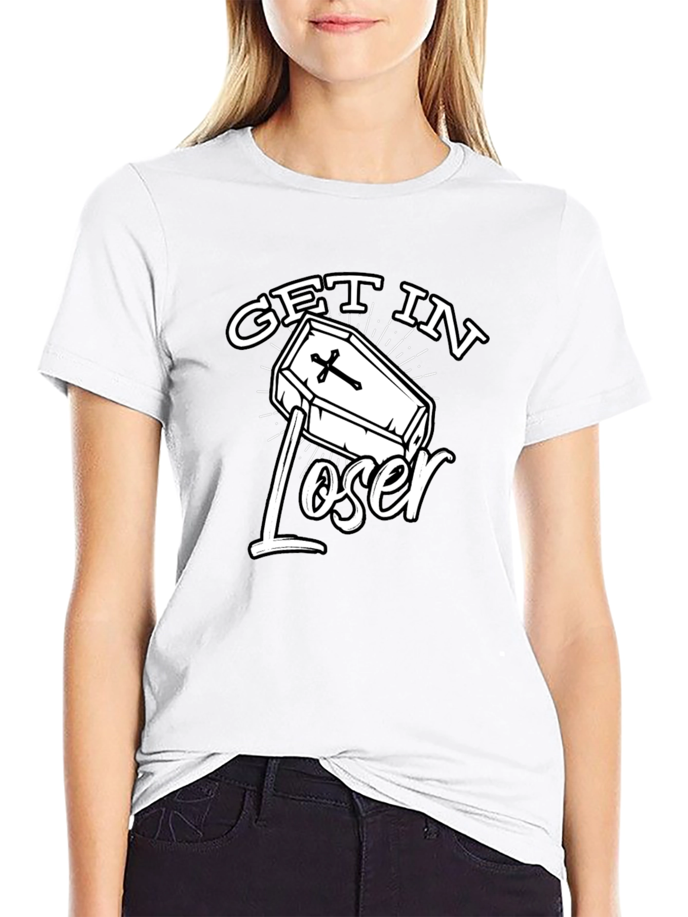 Get in Loser Coffin T-Shirt - Graphic Tee