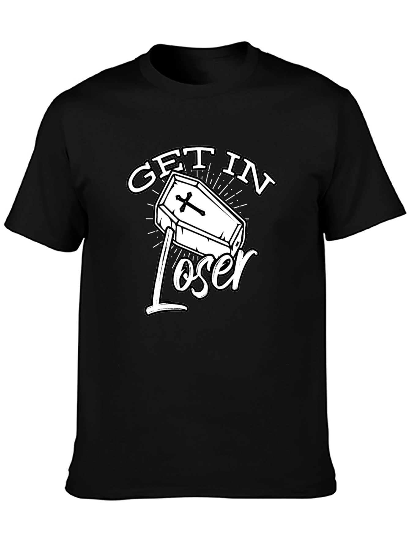 Get in Loser Coffin T-Shirt - Graphic Tee