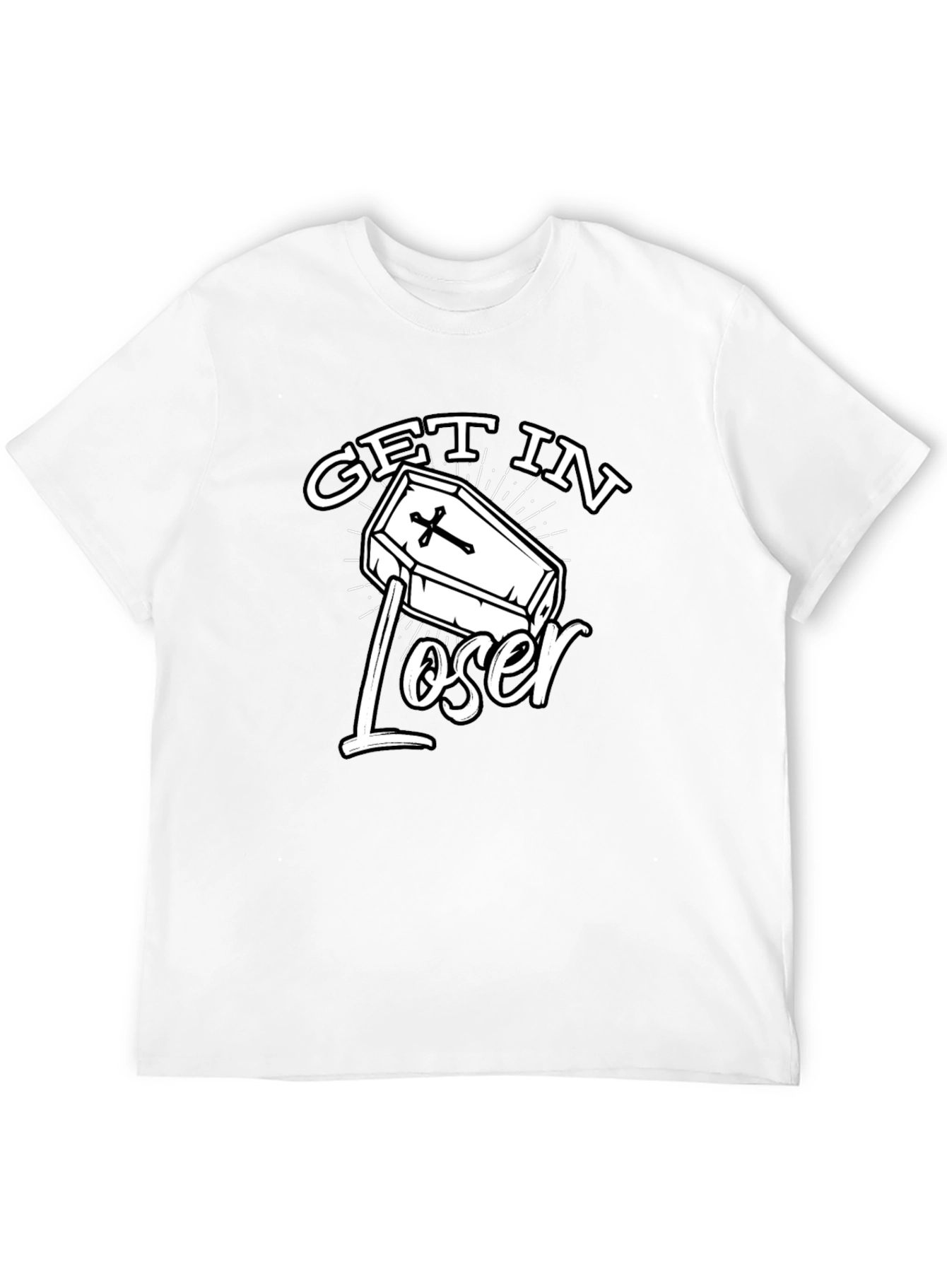 Get in Loser Coffin T-Shirt - Graphic Tee