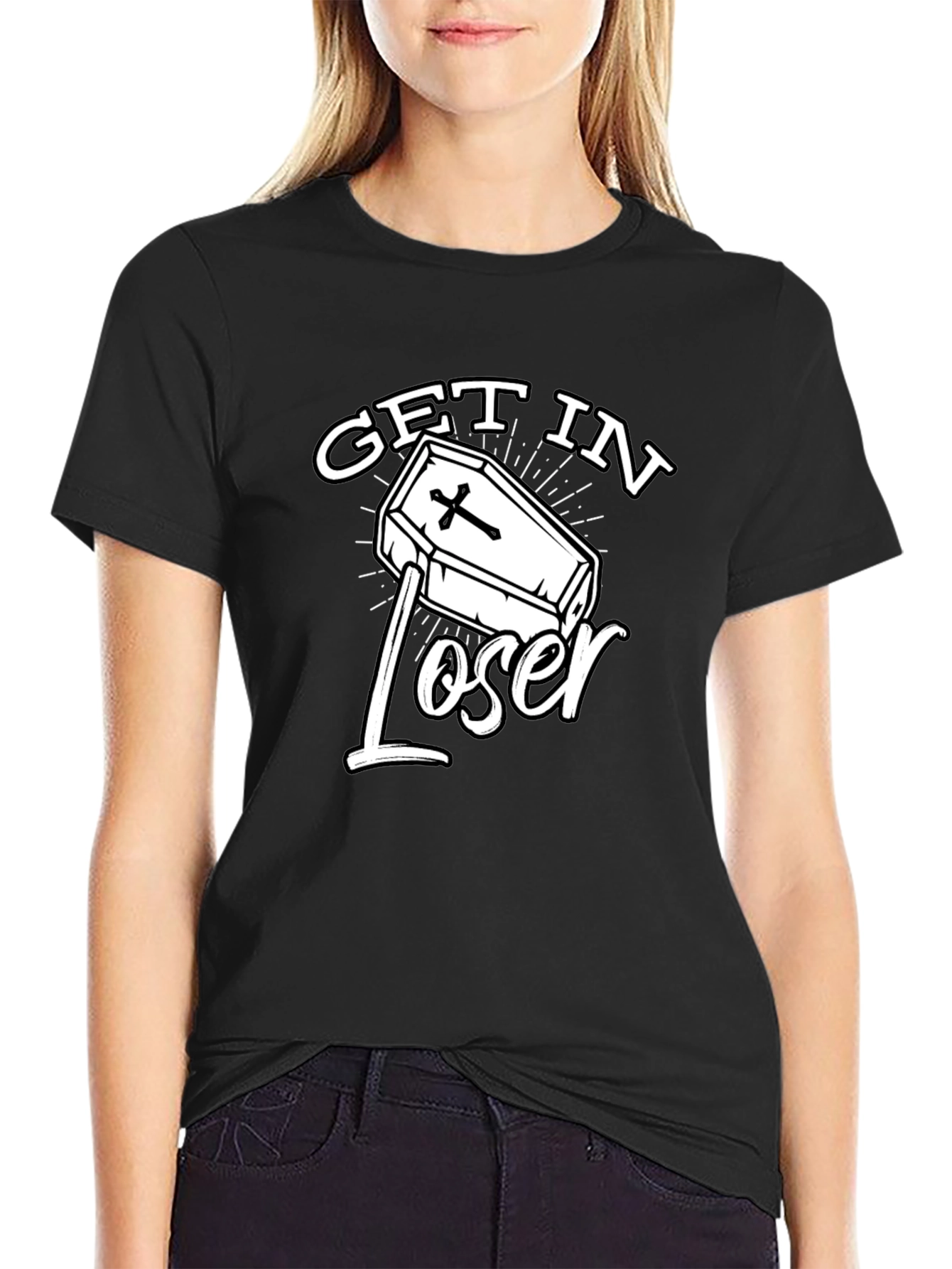 Get in Loser Coffin T-Shirt - Graphic Tee