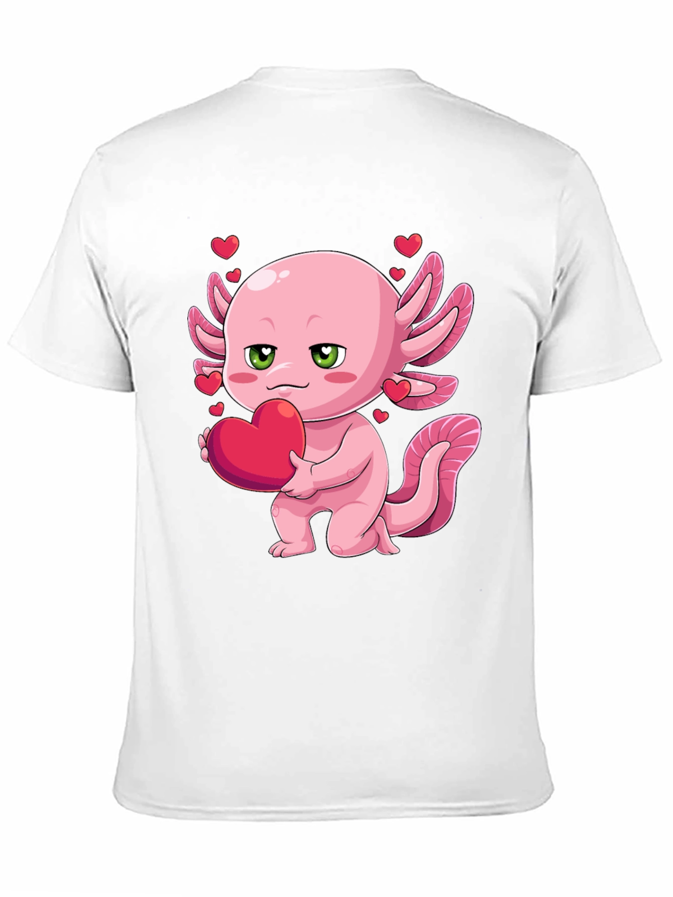 Axolotl Heart T-Shirt - Valentines Day Gift