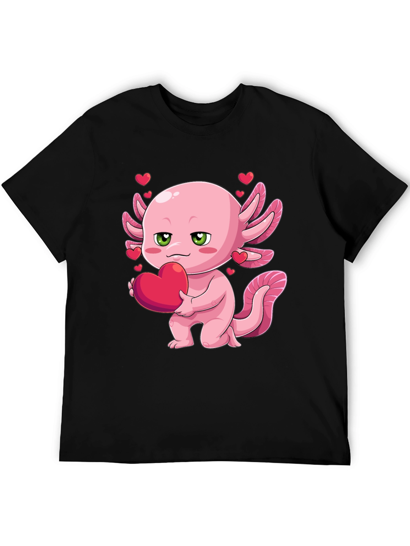 Axolotl Heart T-Shirt - Valentines Day Gift