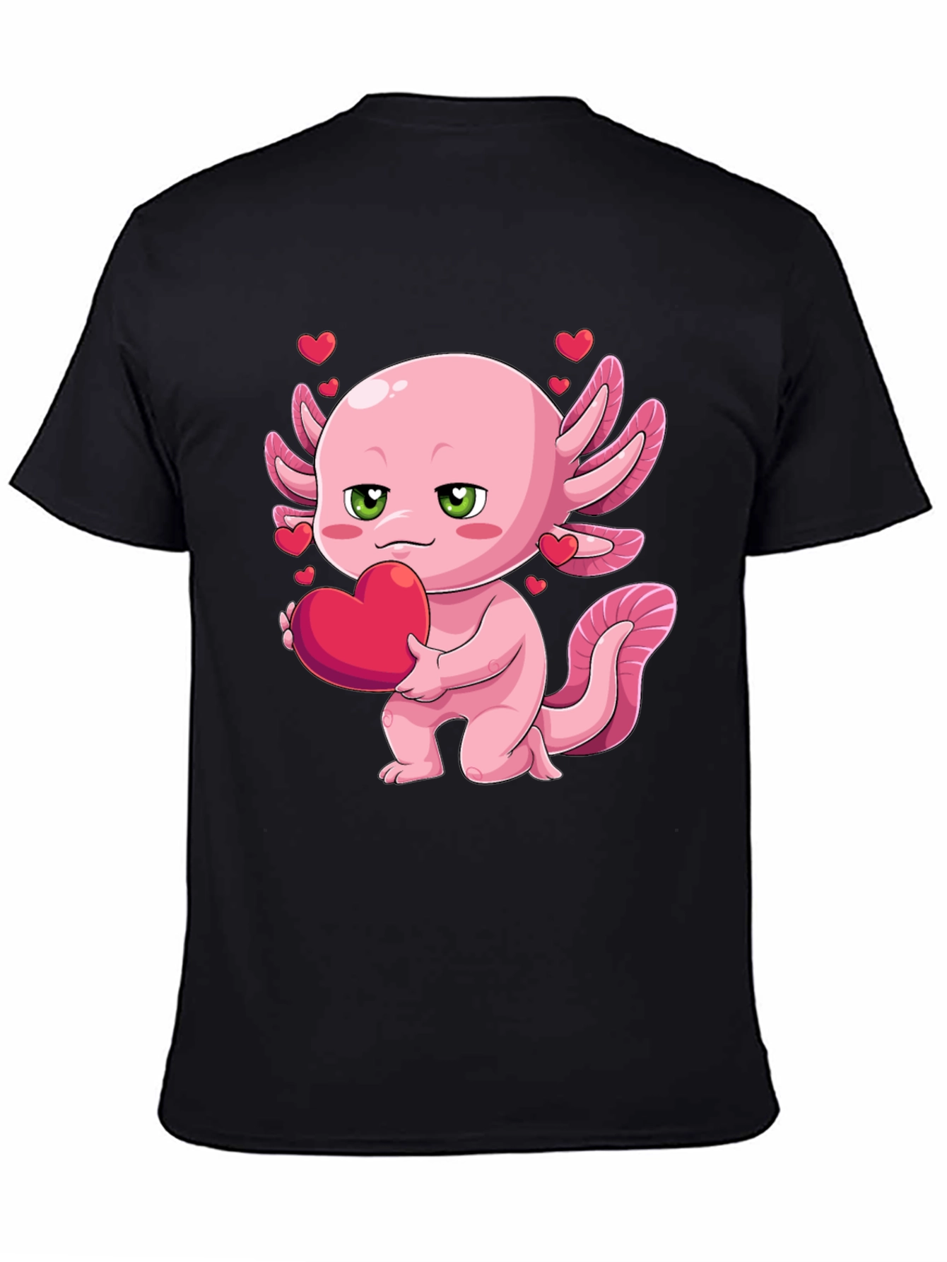 Axolotl Heart T-Shirt - Valentines Day Gift