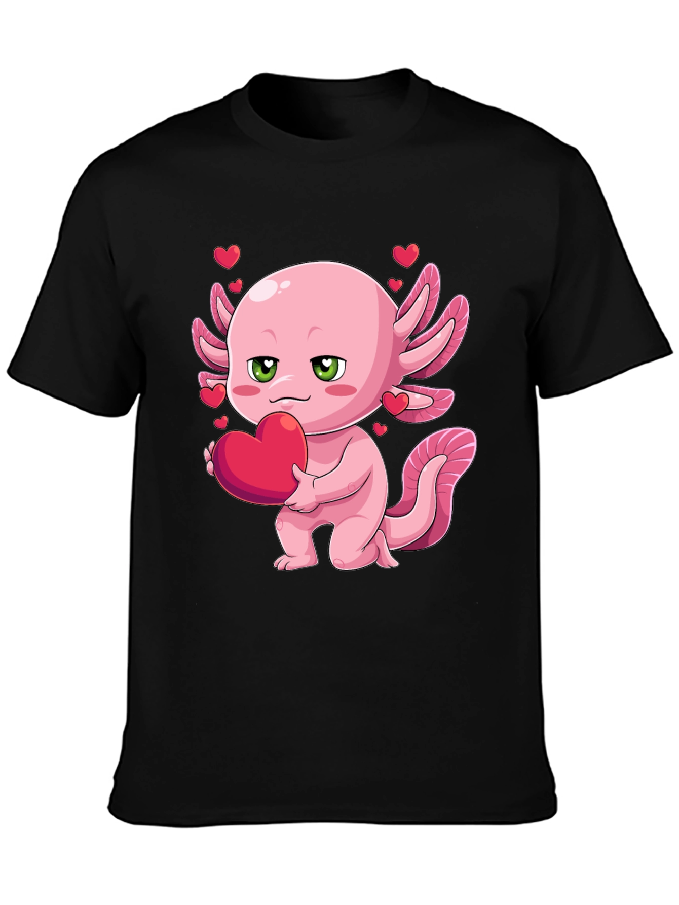 Axolotl Heart T-Shirt - Valentines Day Gift