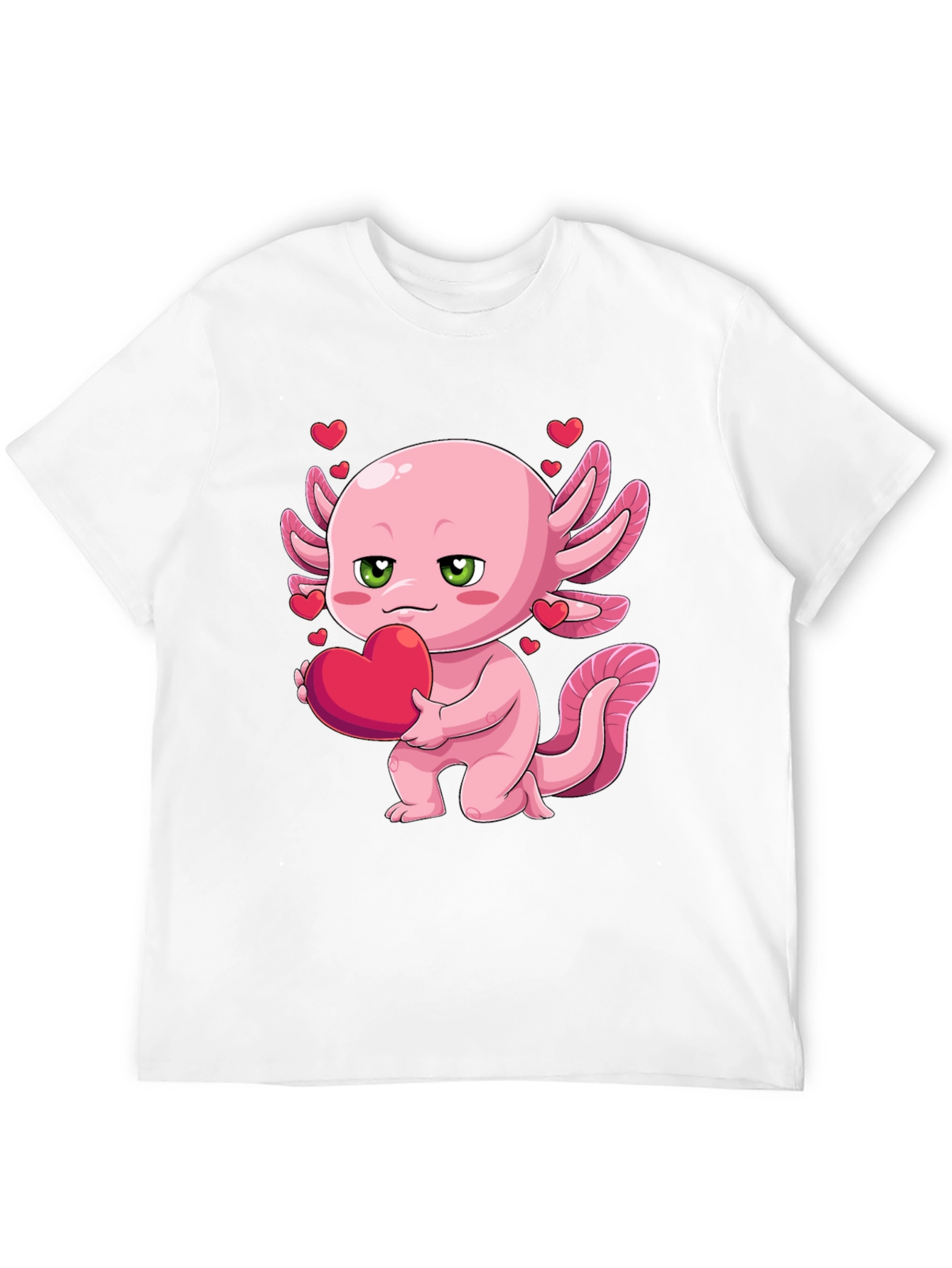 Axolotl Heart T-Shirt - Valentines Day Gift