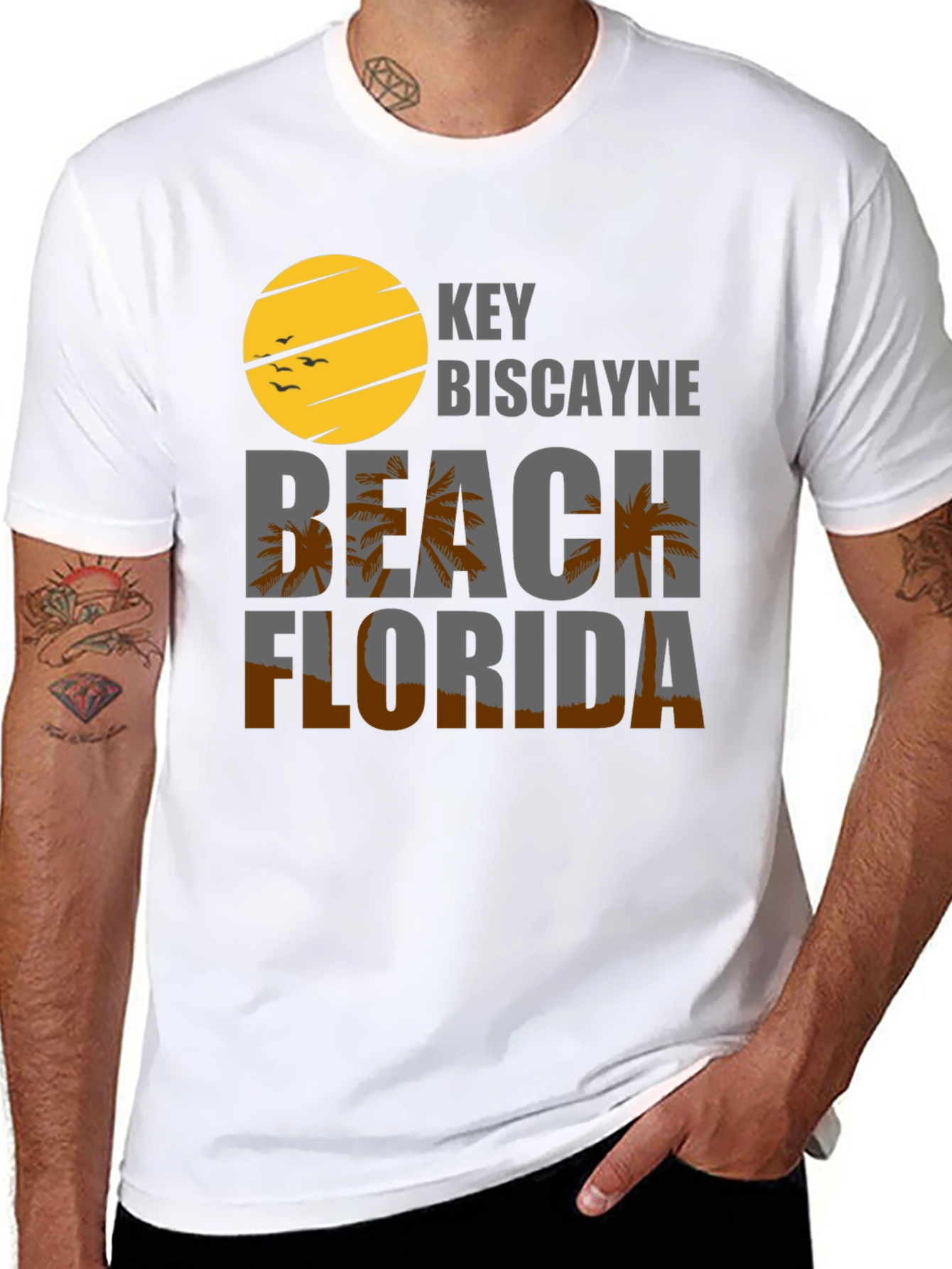 Key Biscayne Beach Florida T-Shirt