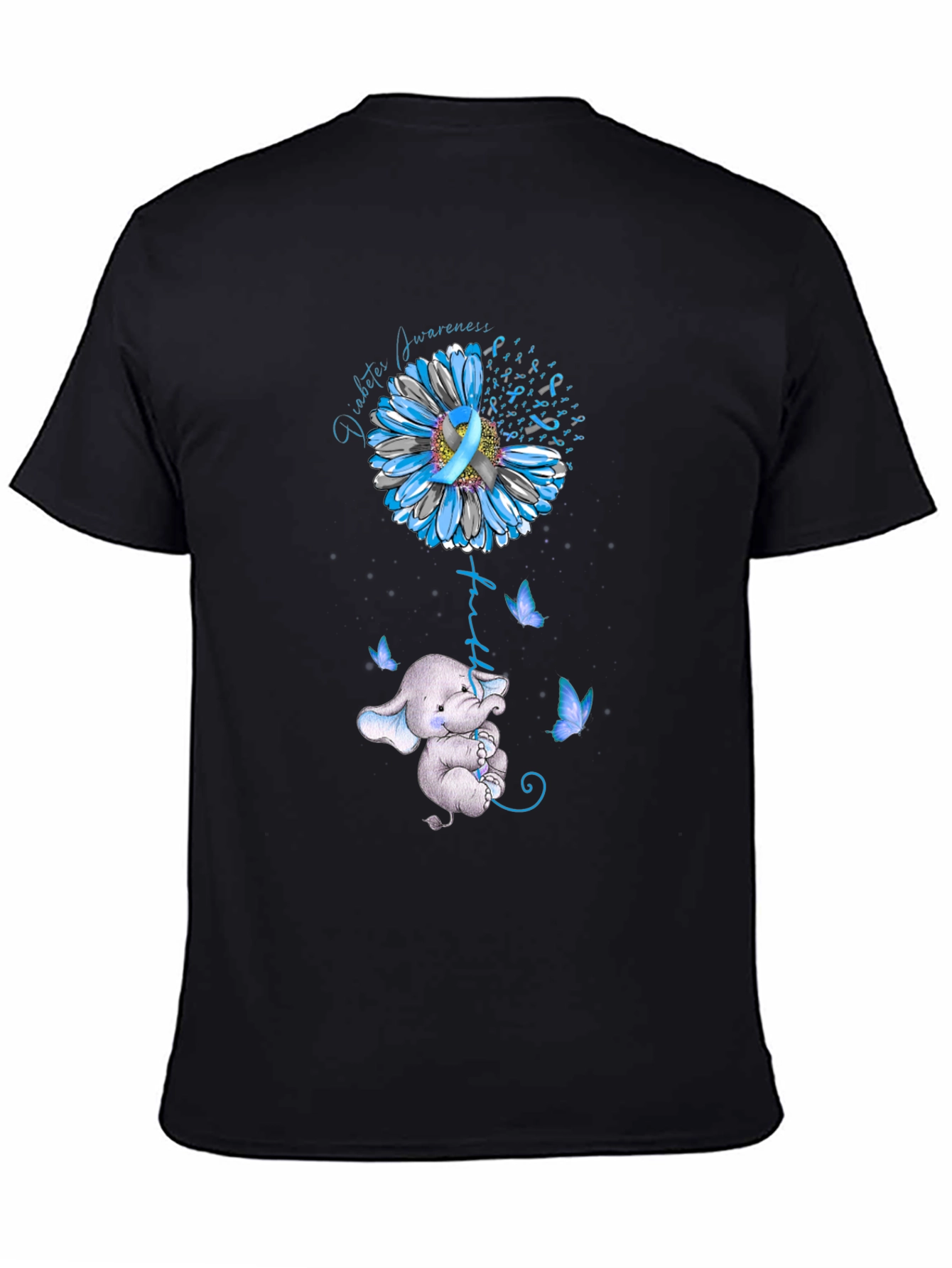 Diabetes Awareness Elephant T-Shirt