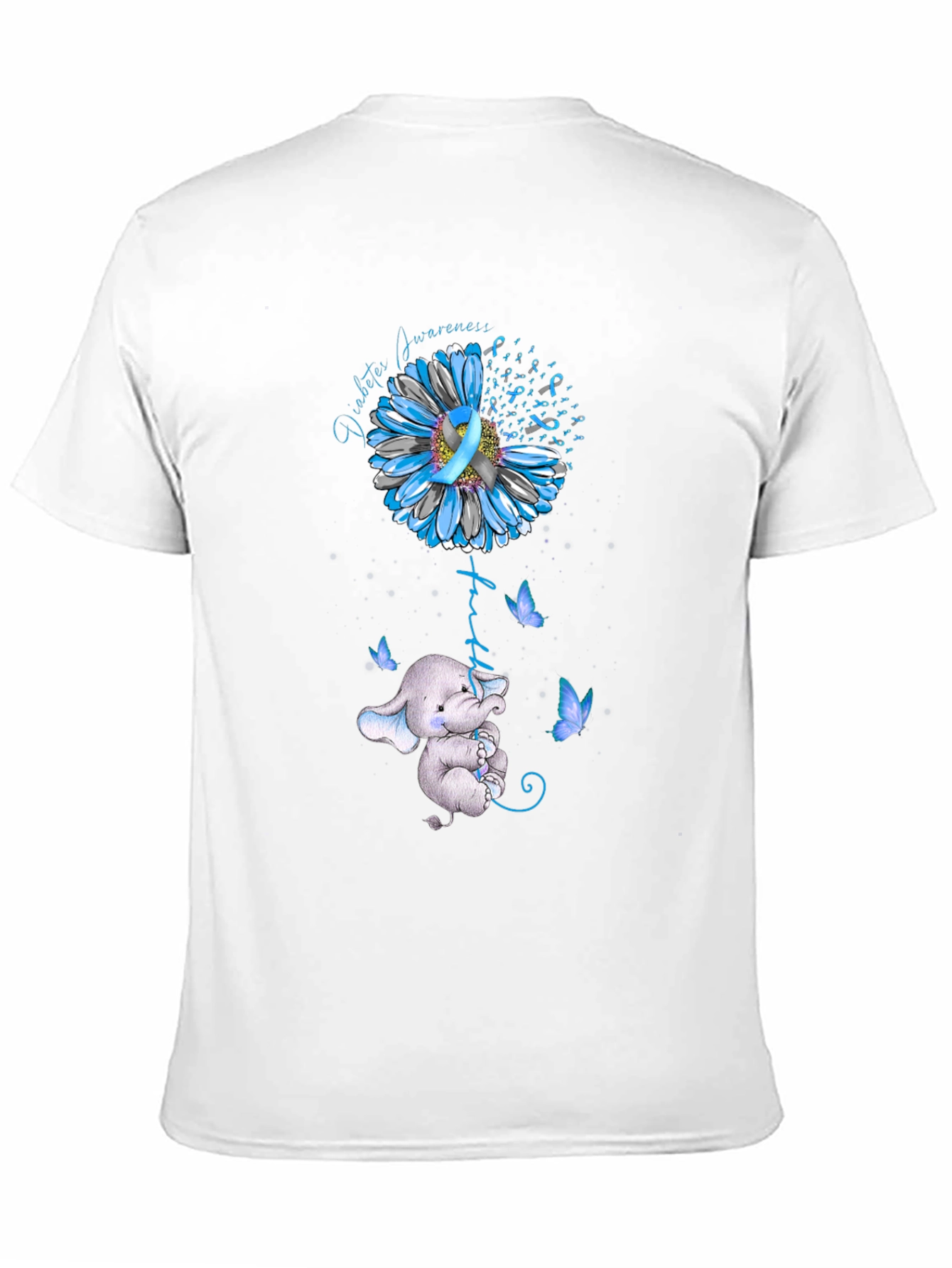 Diabetes Awareness Elephant T-Shirt