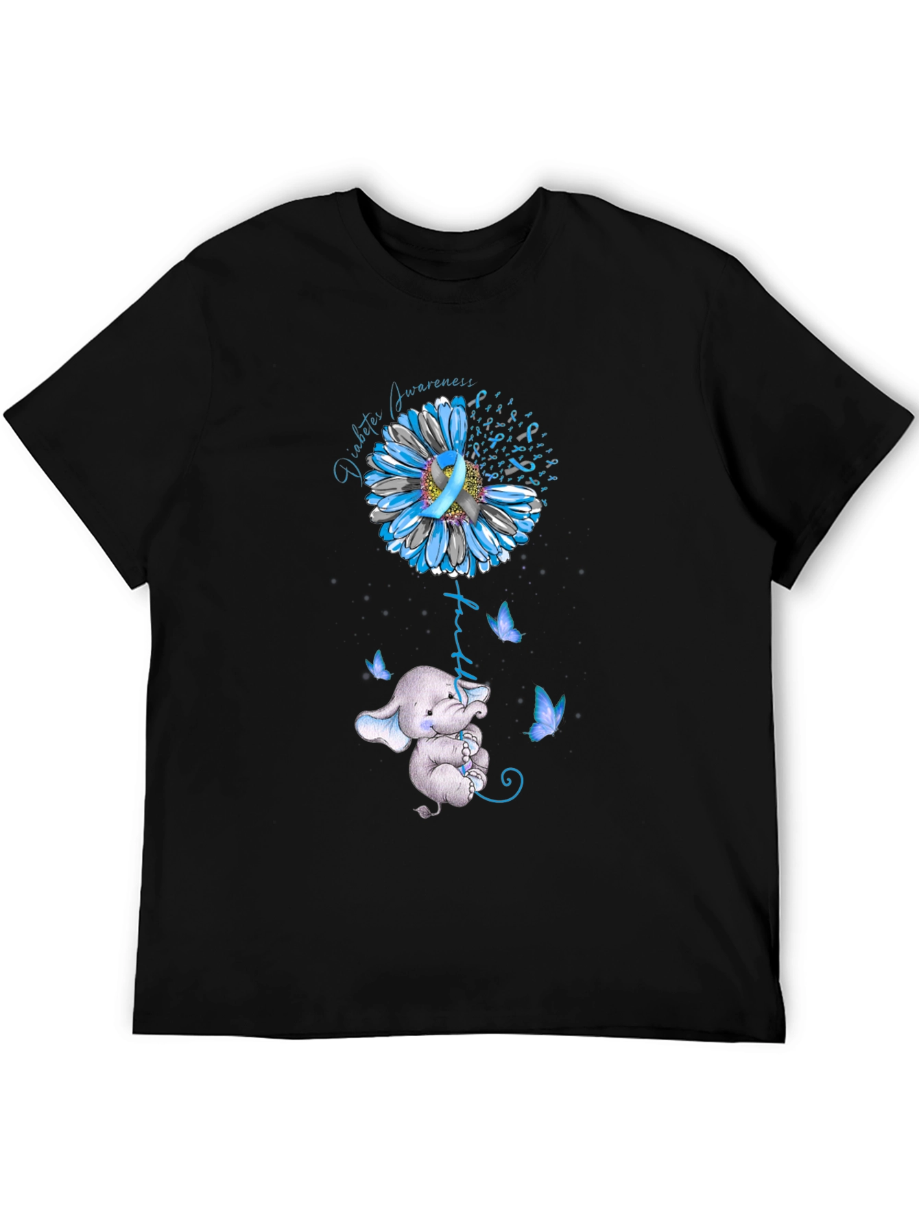 Diabetes Awareness Elephant T-Shirt