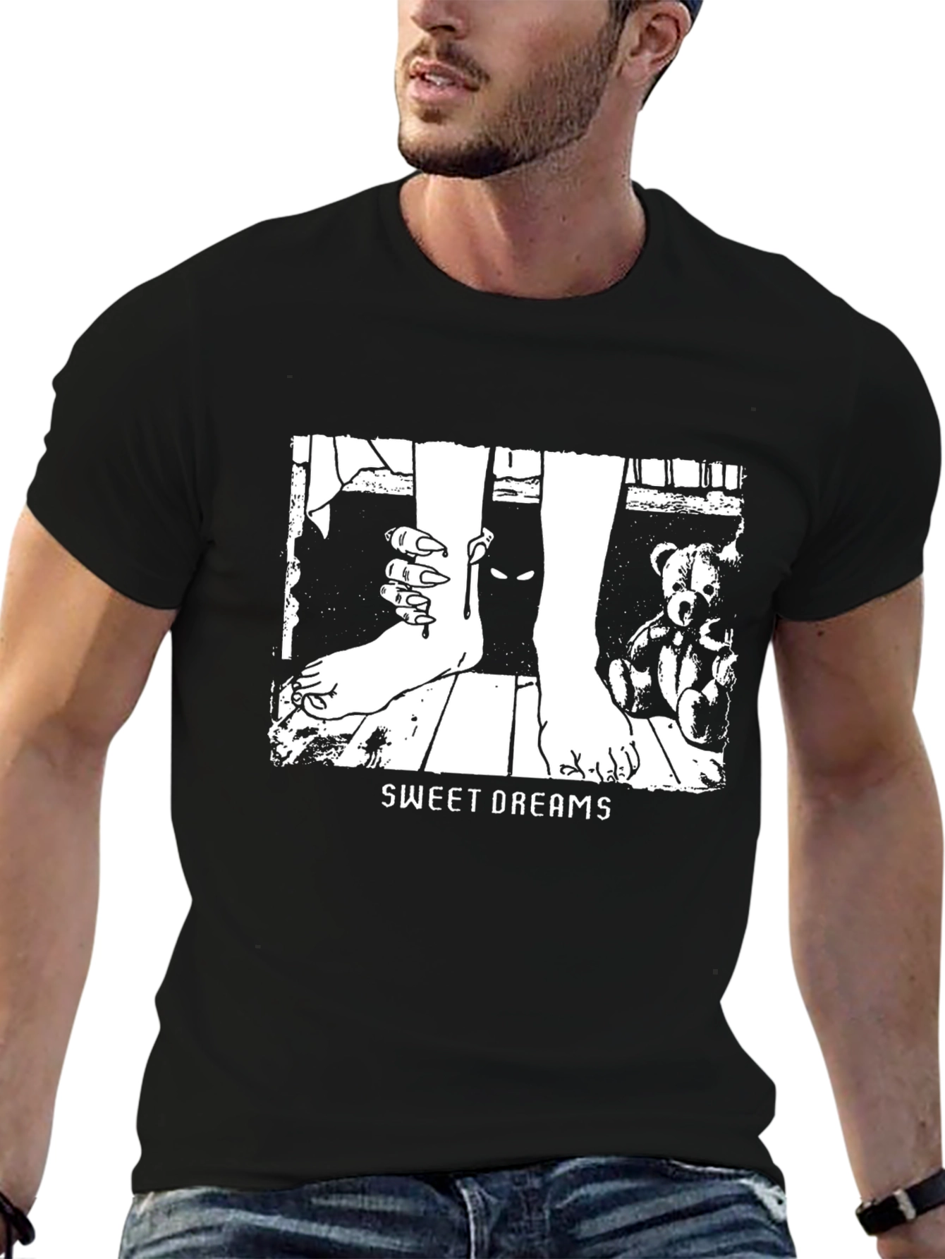 Sweet Dreams Graphic Tee - Black