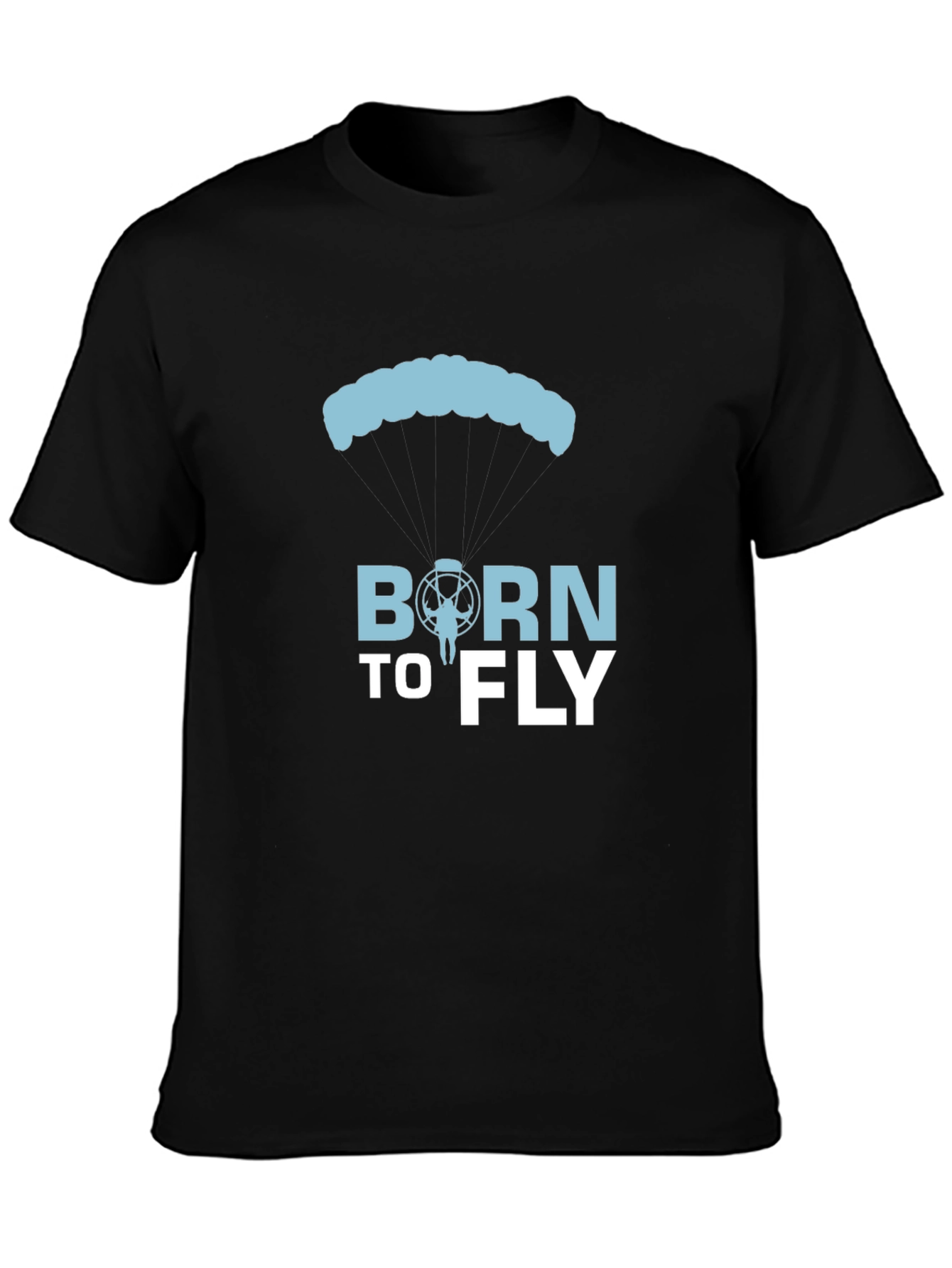 Born to Fly T-Shirt - Skydiving Parachute Tee