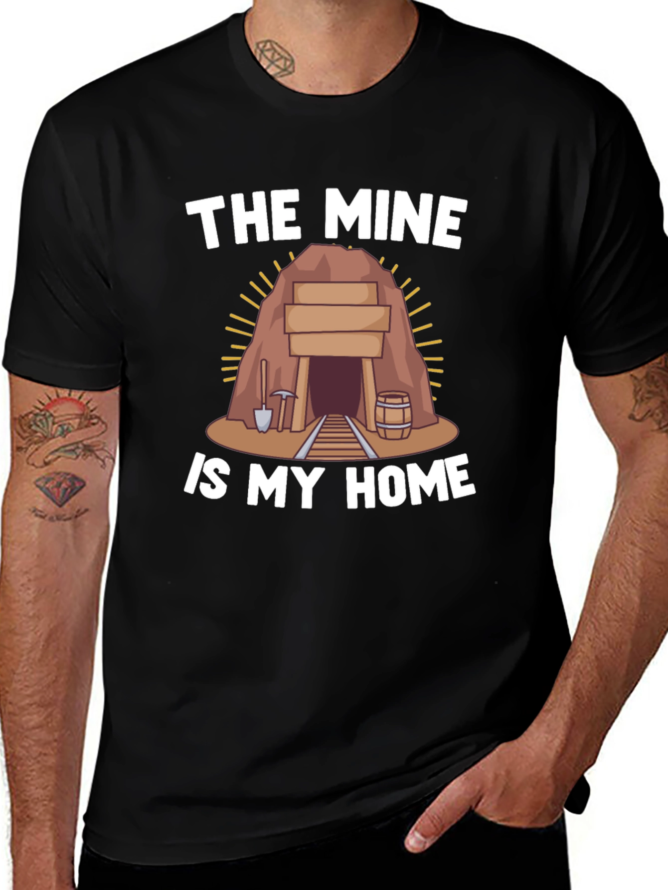 The Mine is My Home T-Shirt Miner Tee