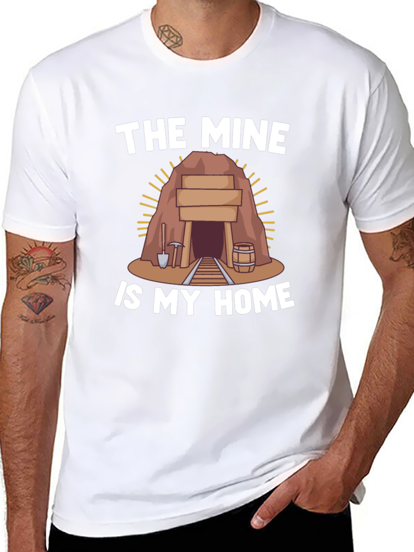 The Mine is My Home T-Shirt Miner Tee