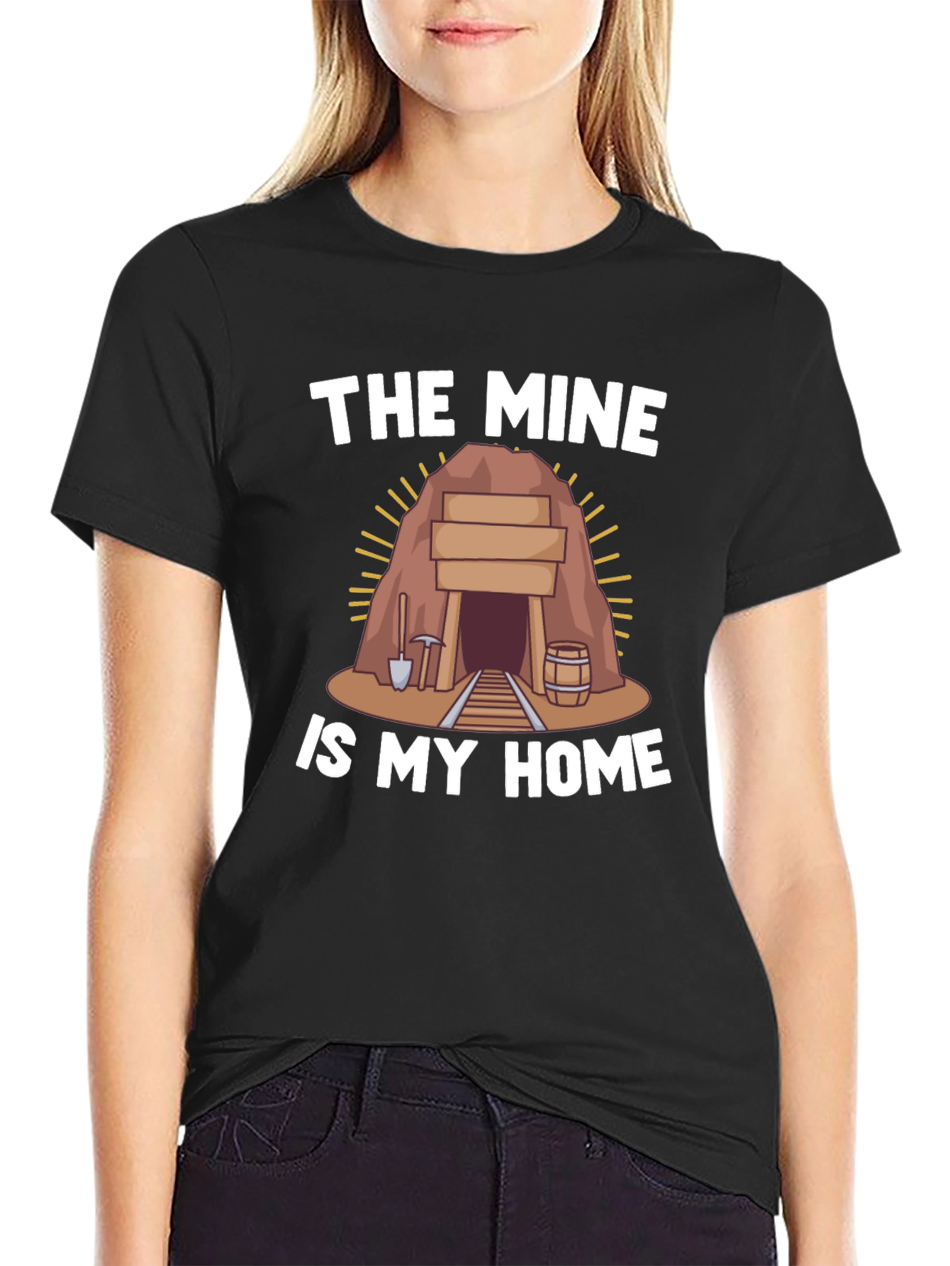 The Mine is My Home T-Shirt Miner Tee