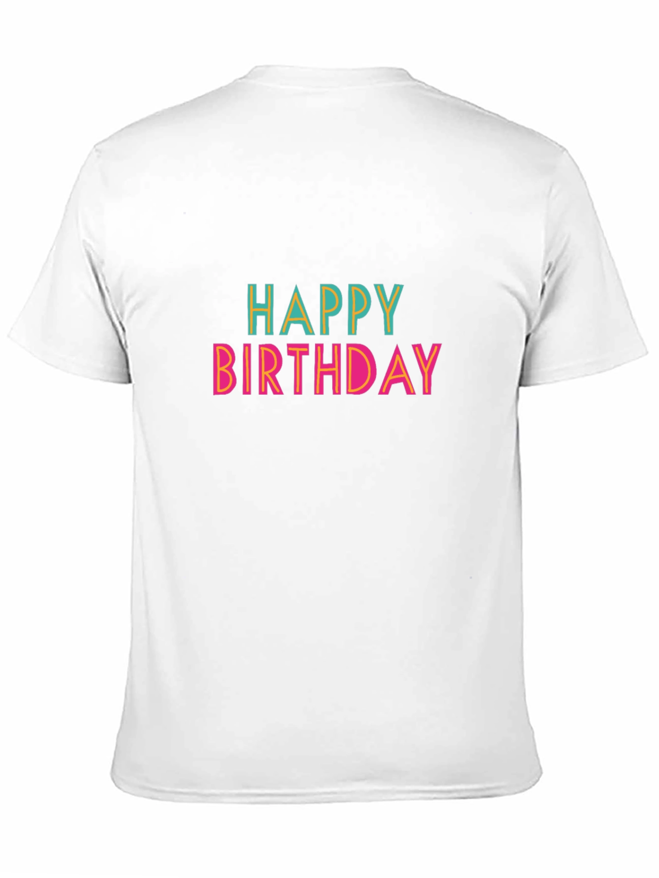 Happy Birthday Graphic T-Shirt - Black Cotton Tee