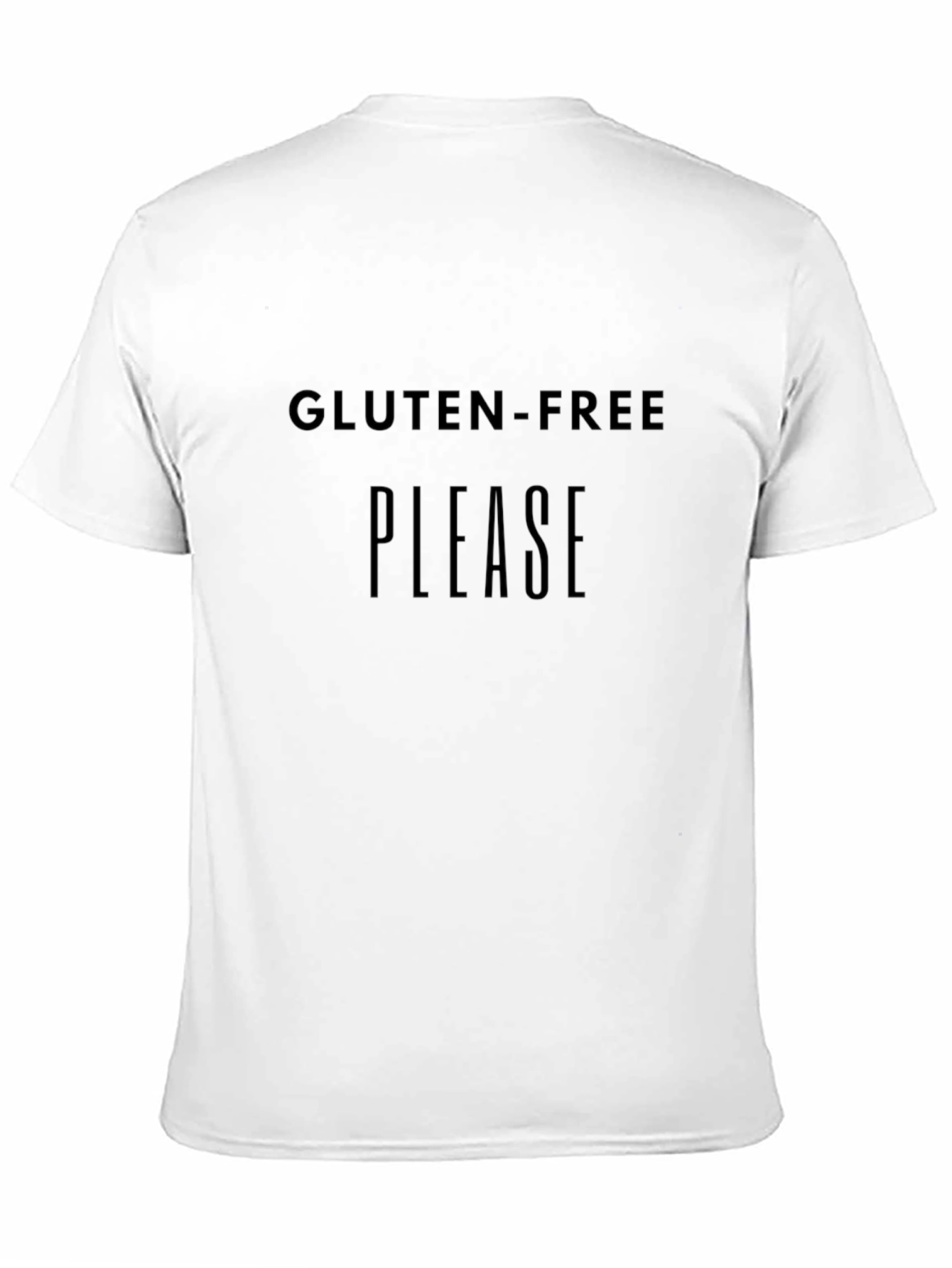 Gluten-Free Please Black T-Shirt