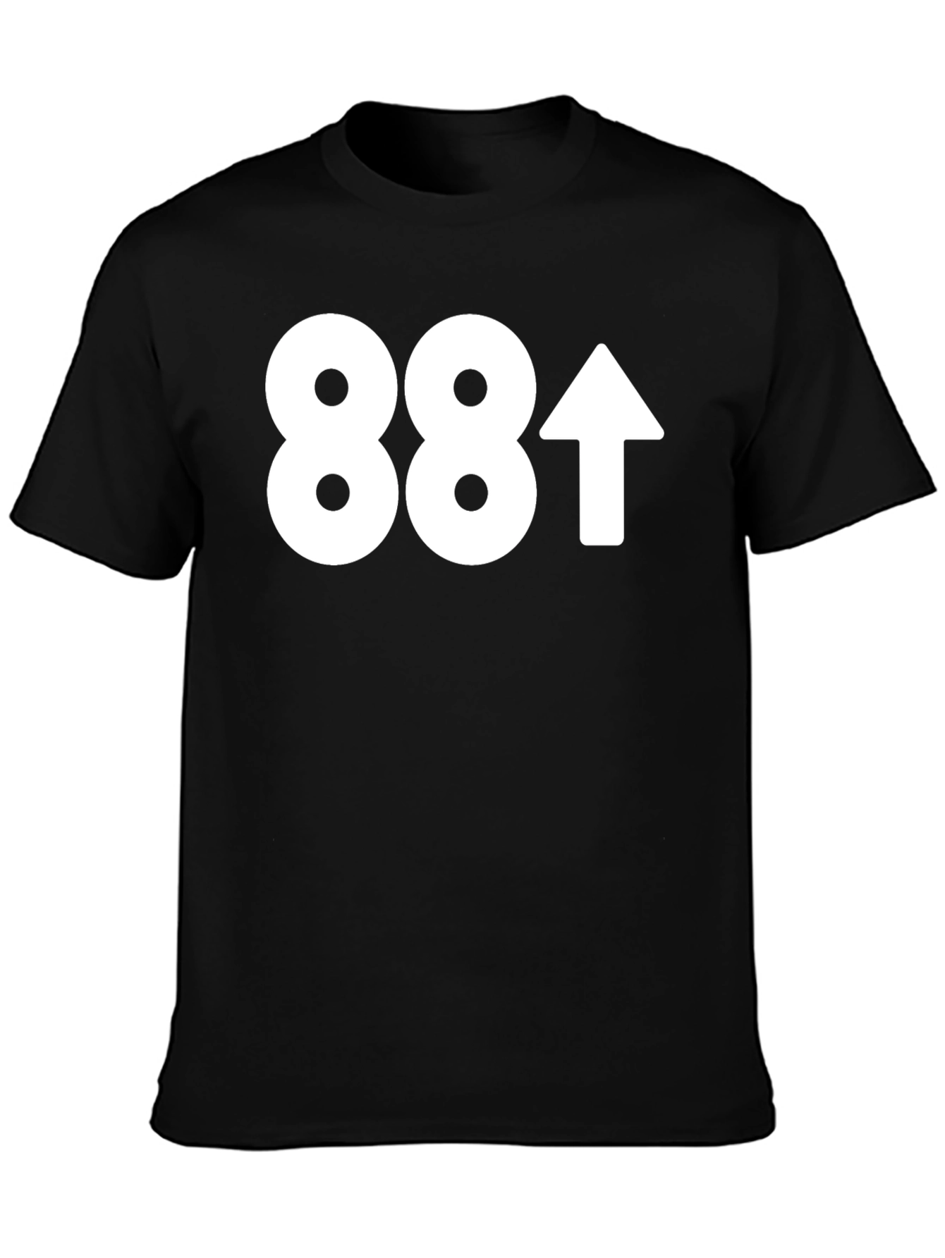88 Up Arrow T-Shirt - Casual Graphic Tee