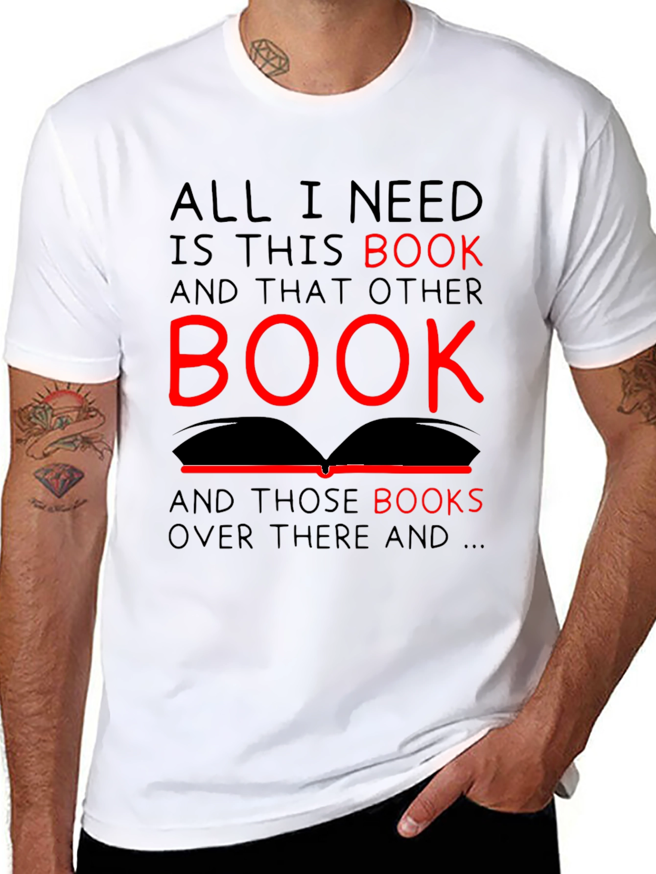 All I Need is This Book T-Shirt