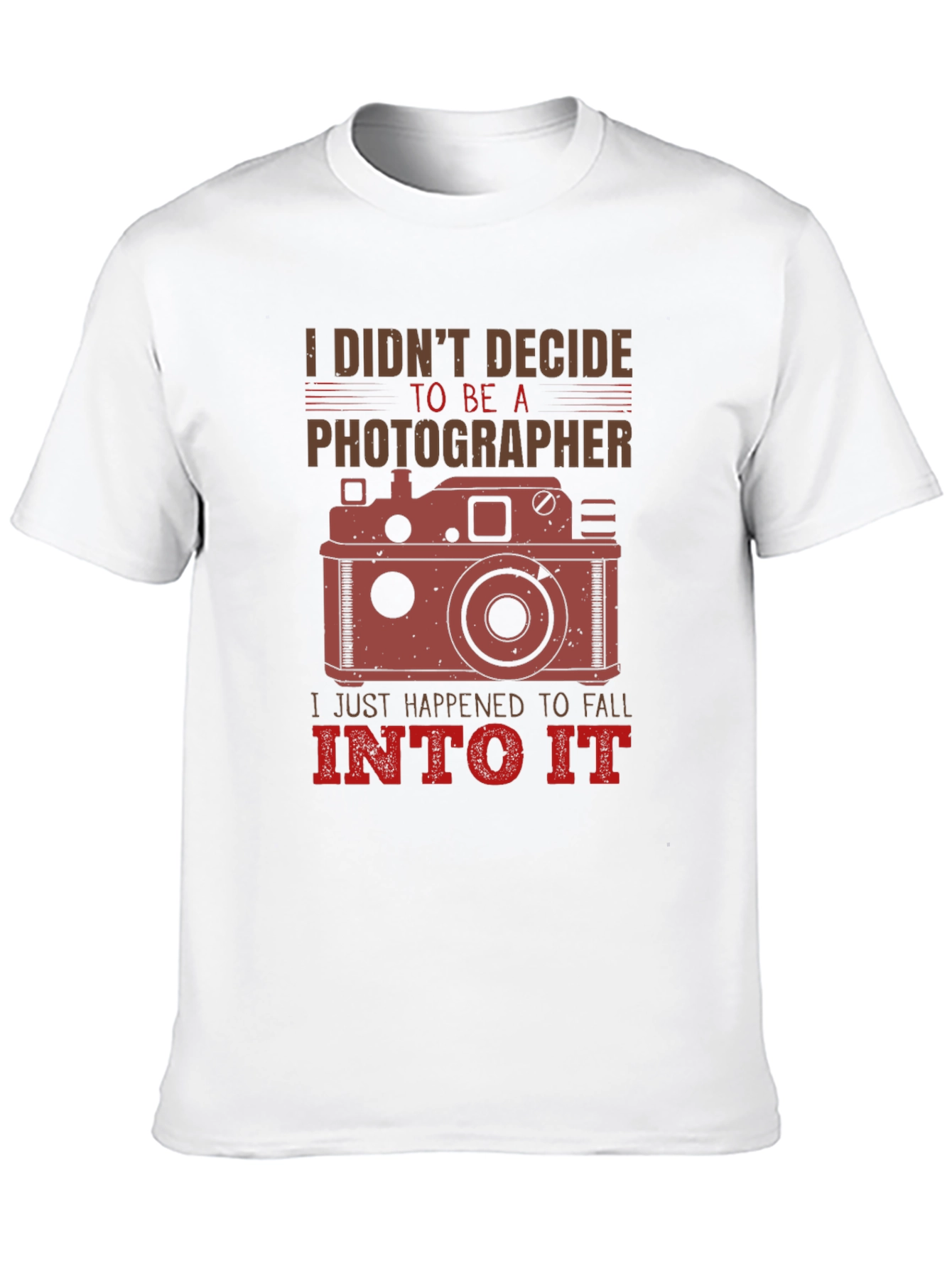 Photographers T-Shirt: I Didnt Decide To Be A Photographer