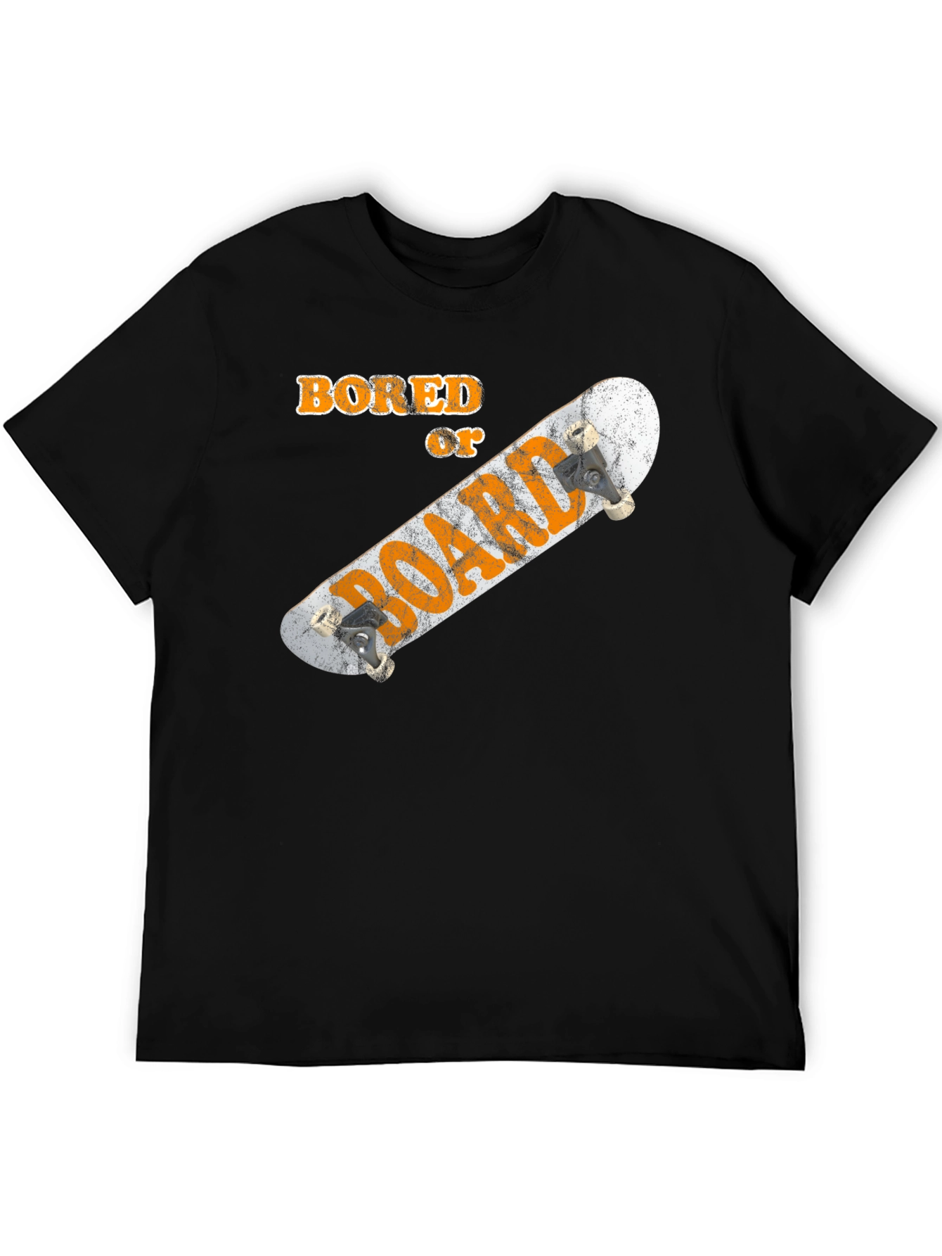 Bored of Boarding Mens Graphic T-Shirt