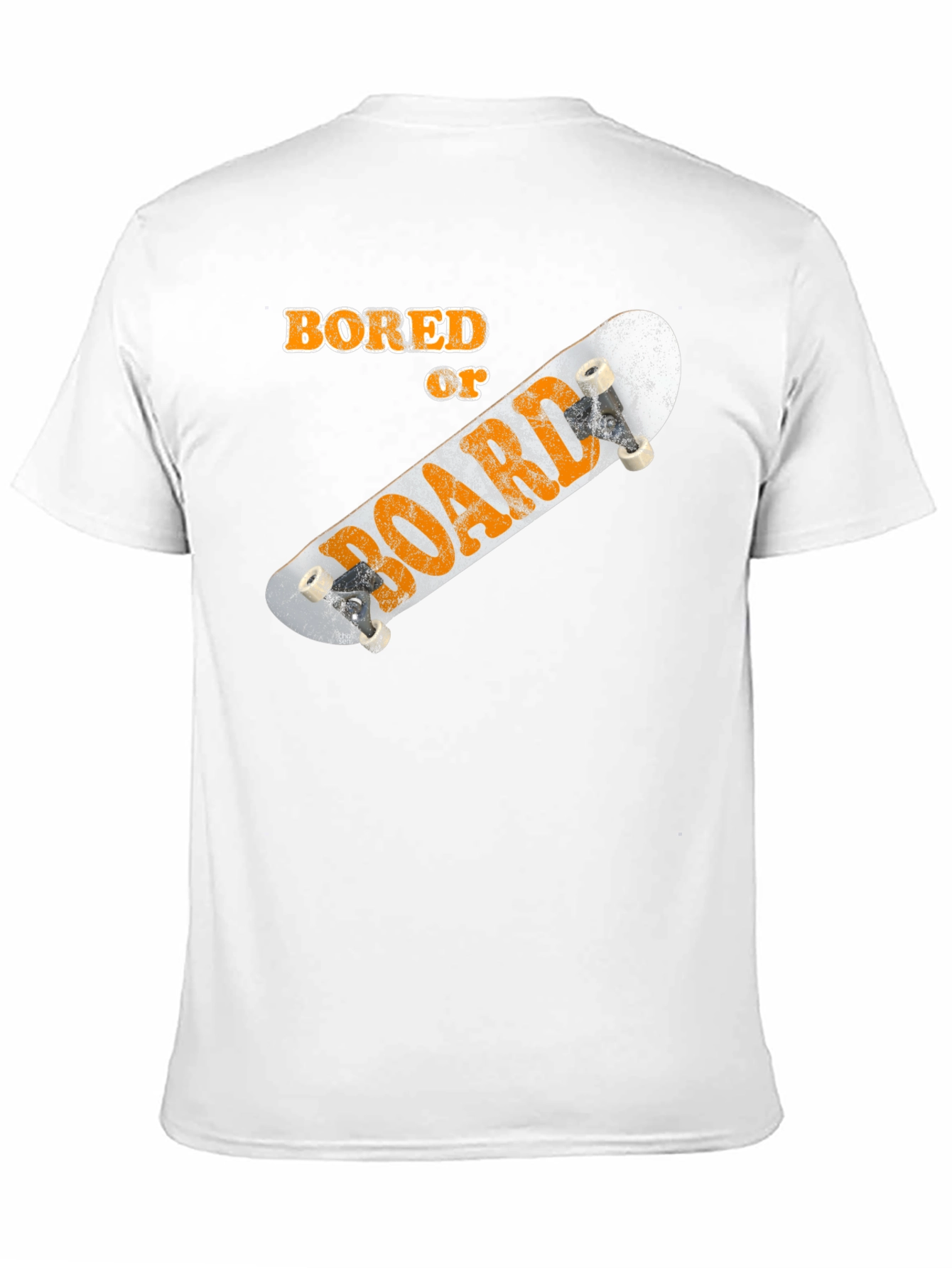 Bored of Boarding Mens Graphic T-Shirt