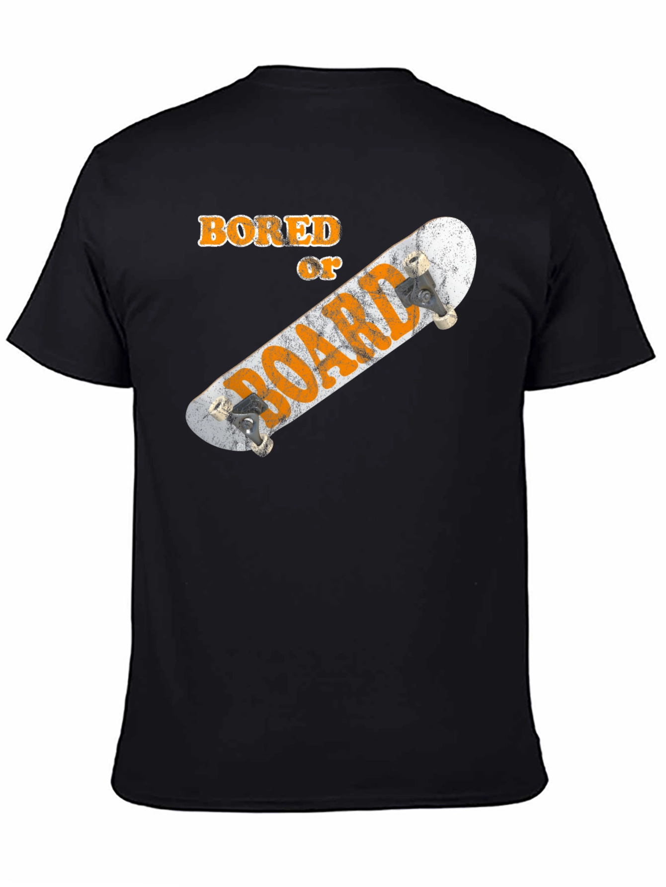 Bored of Boarding Mens Graphic T-Shirt