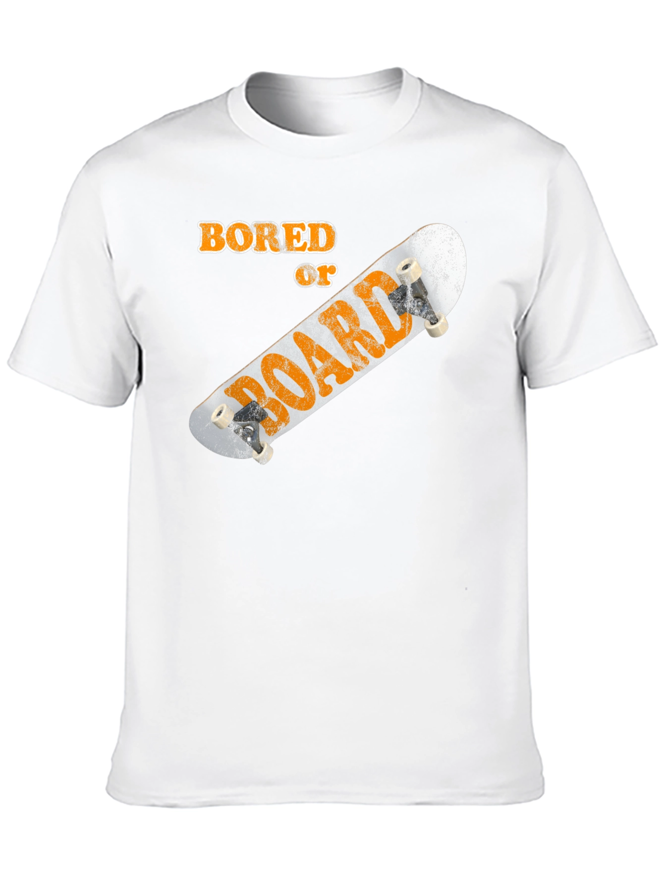 Bored of Boarding Mens Graphic T-Shirt