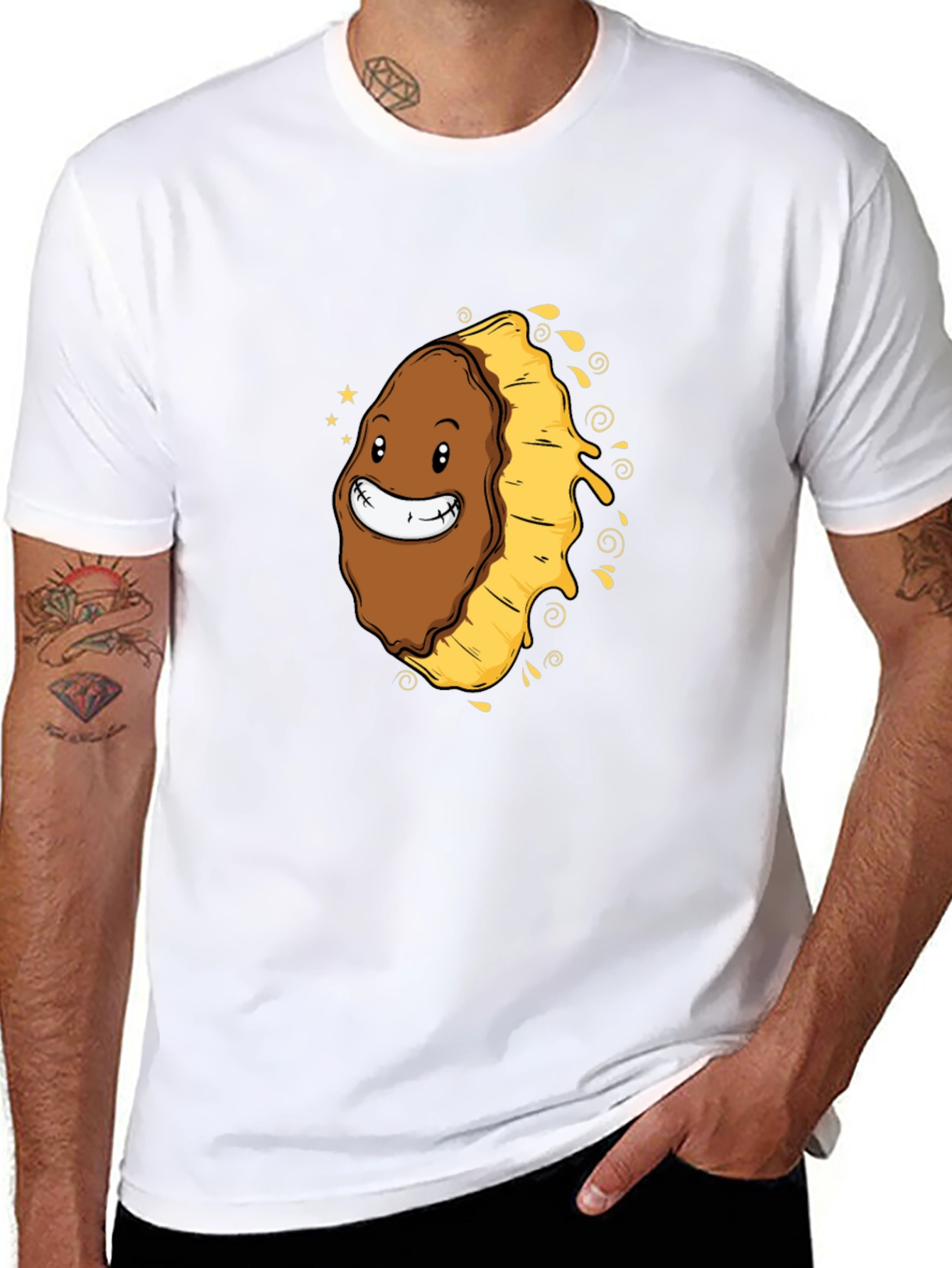 Funny Smiling Potato Cartoon T-Shirt