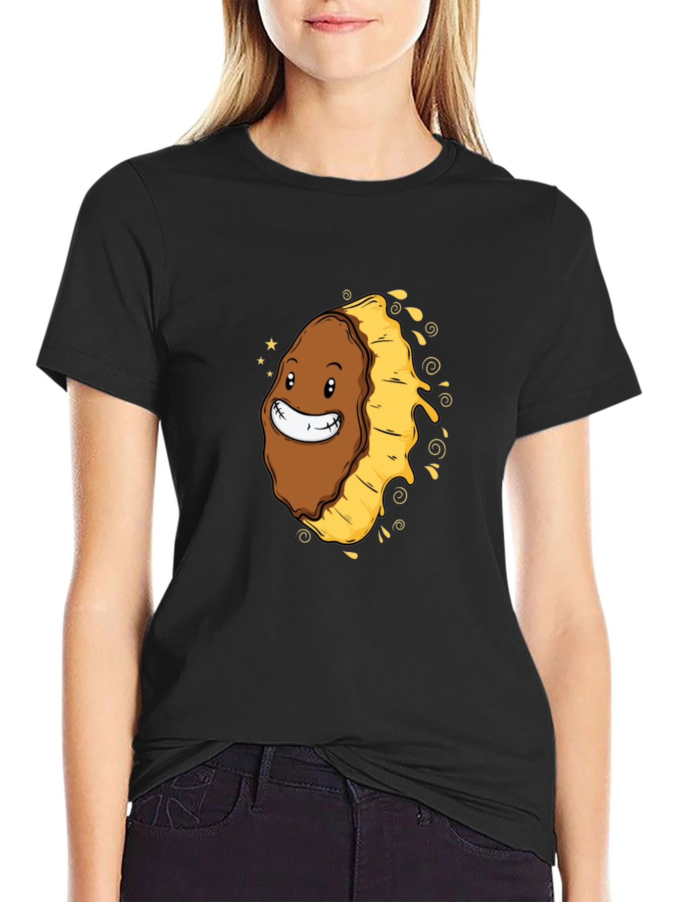 Funny Smiling Potato Cartoon T-Shirt