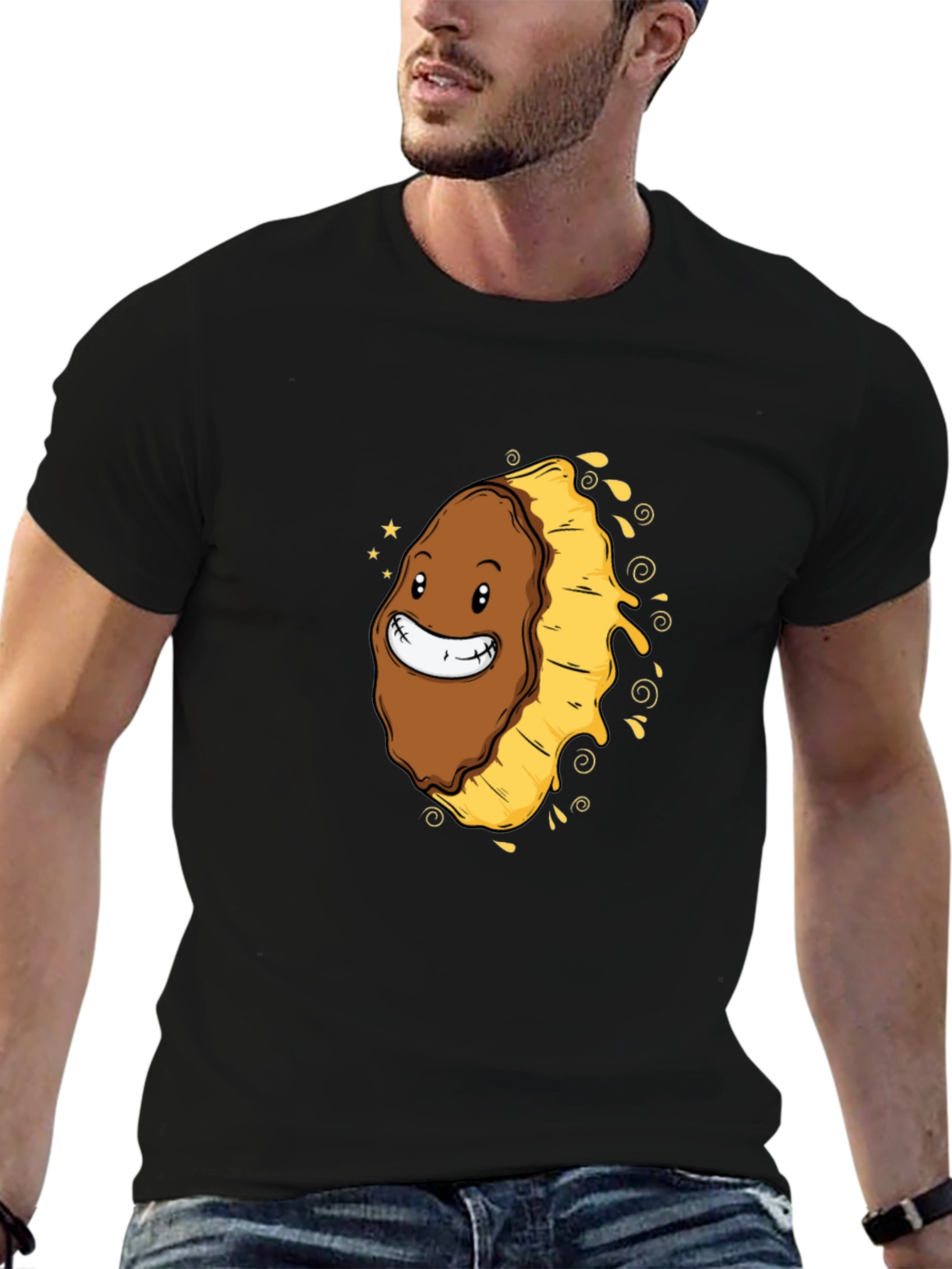 Funny Smiling Potato Cartoon T-Shirt