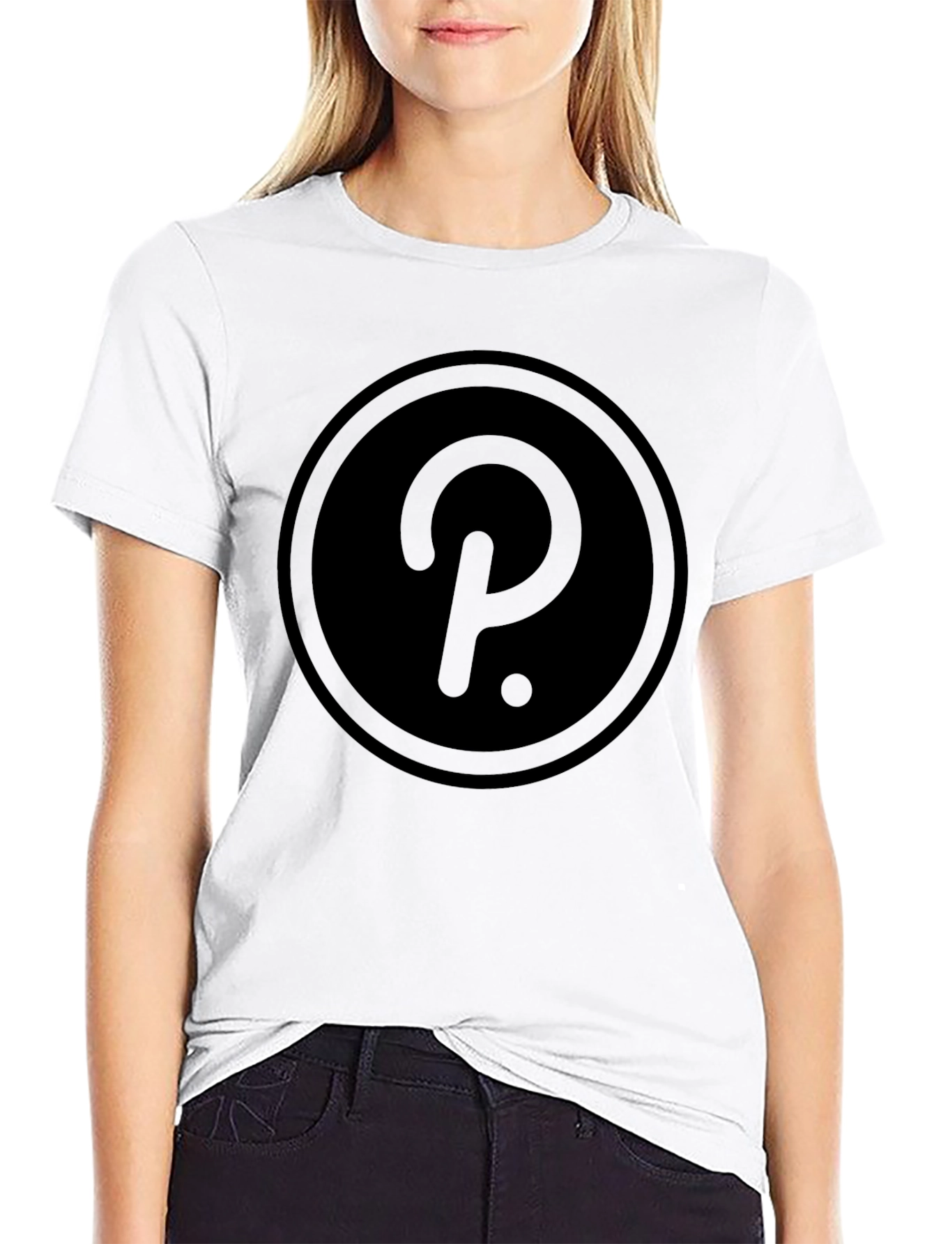 Polkadot Crypto Black T-Shirt - Stylish Graphic Tee