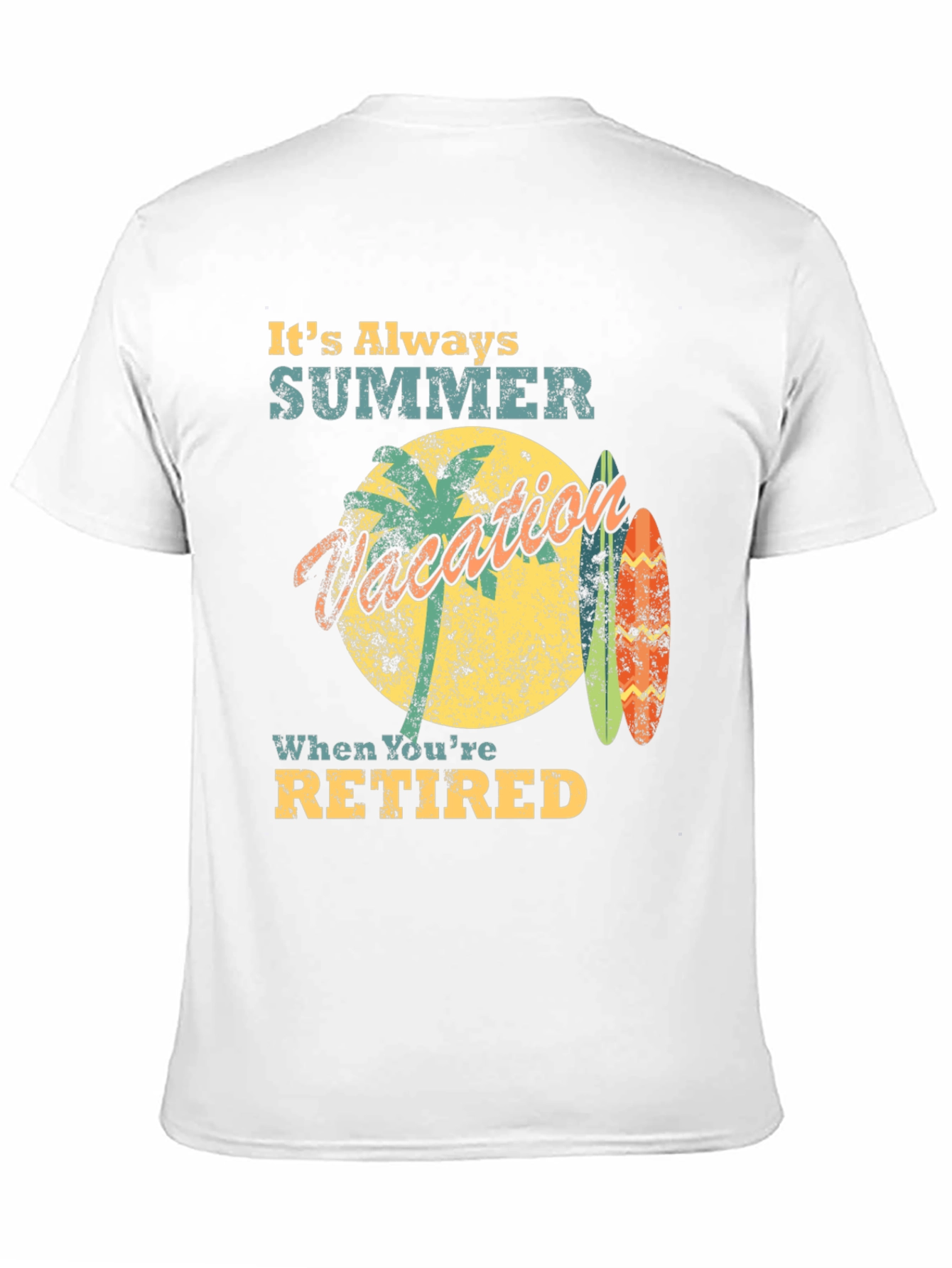 Retired Summer Vacation T-Shirt