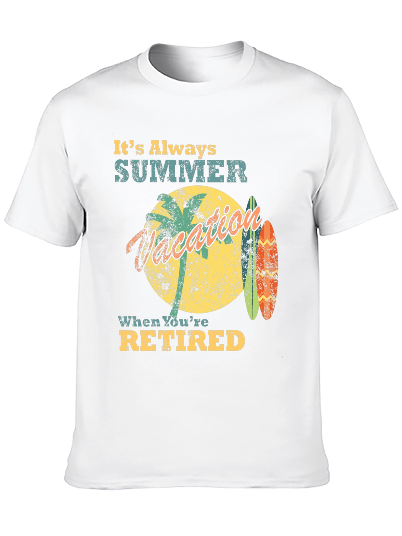 Retired Summer Vacation T-Shirt