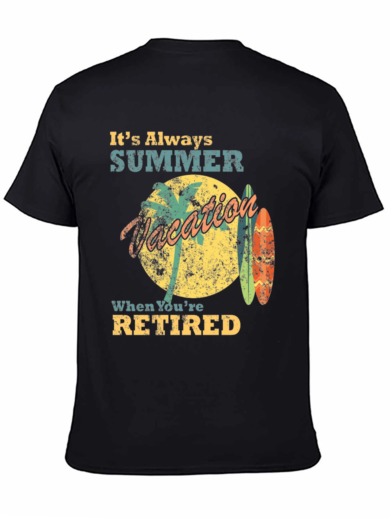 Retired Summer Vacation T-Shirt