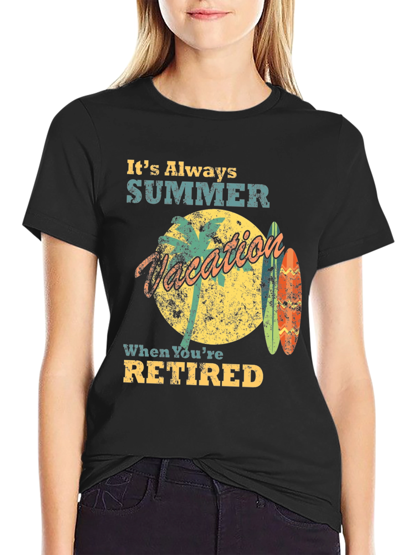 Retired Summer Vacation T-Shirt